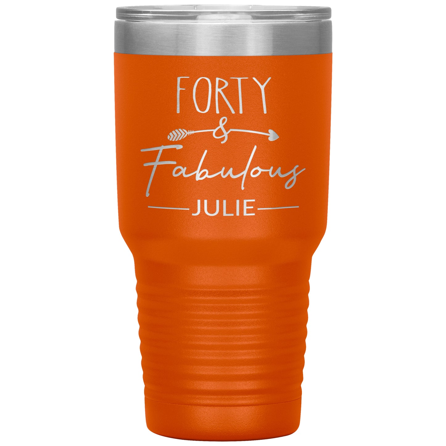Forty & Fabulous Birthday Tumbler