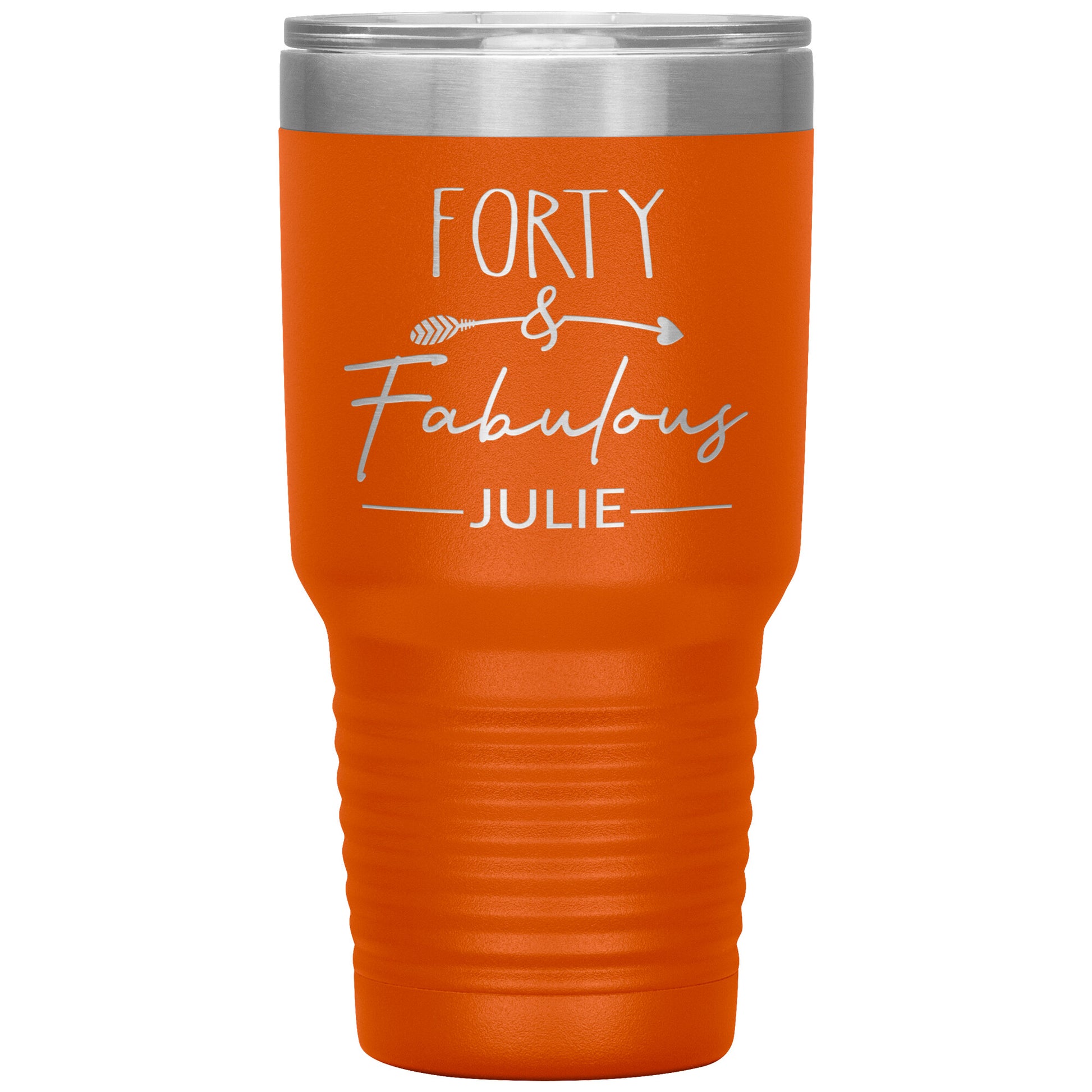 Forty & Fabulous Birthday Tumbler