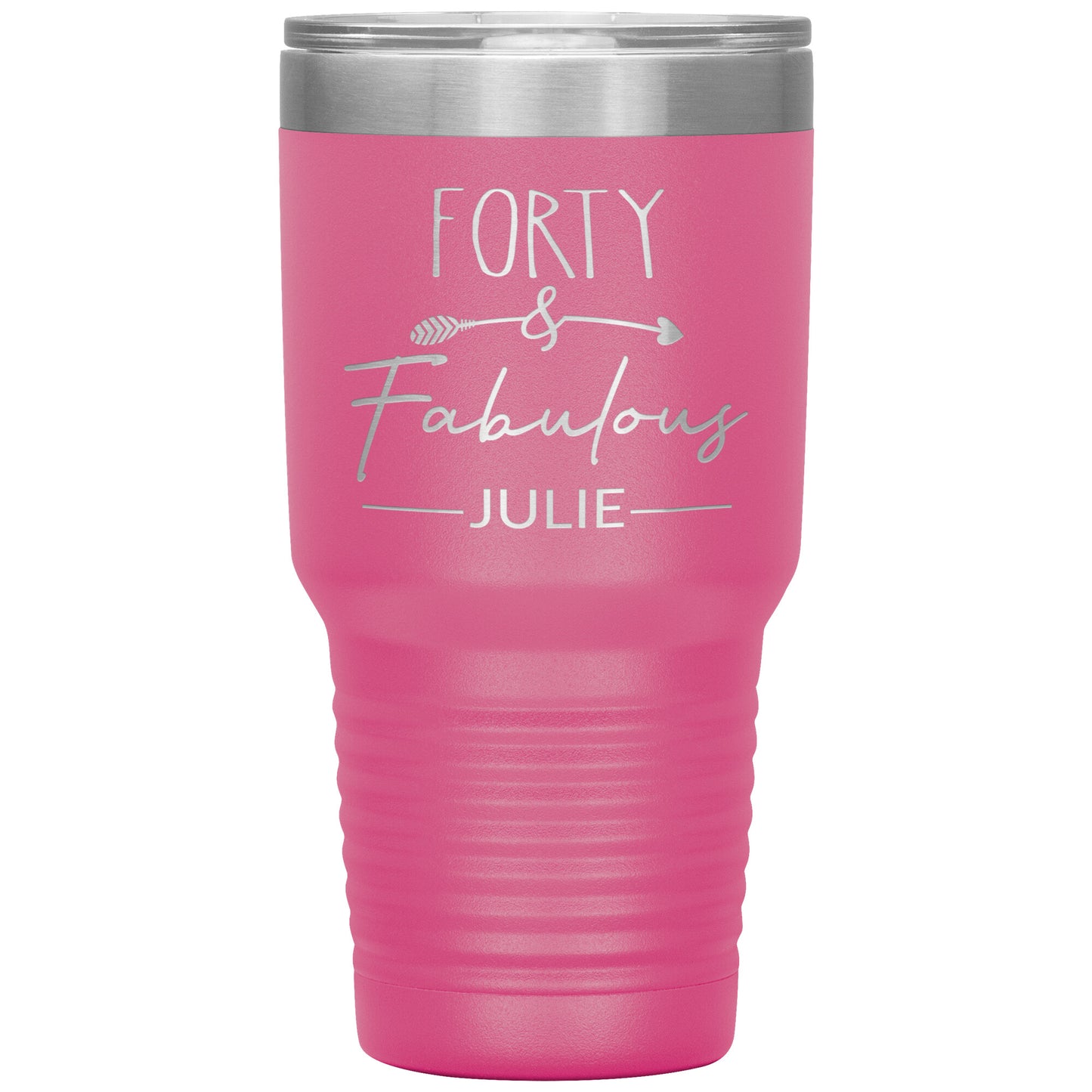 Forty & Fabulous Birthday Tumbler