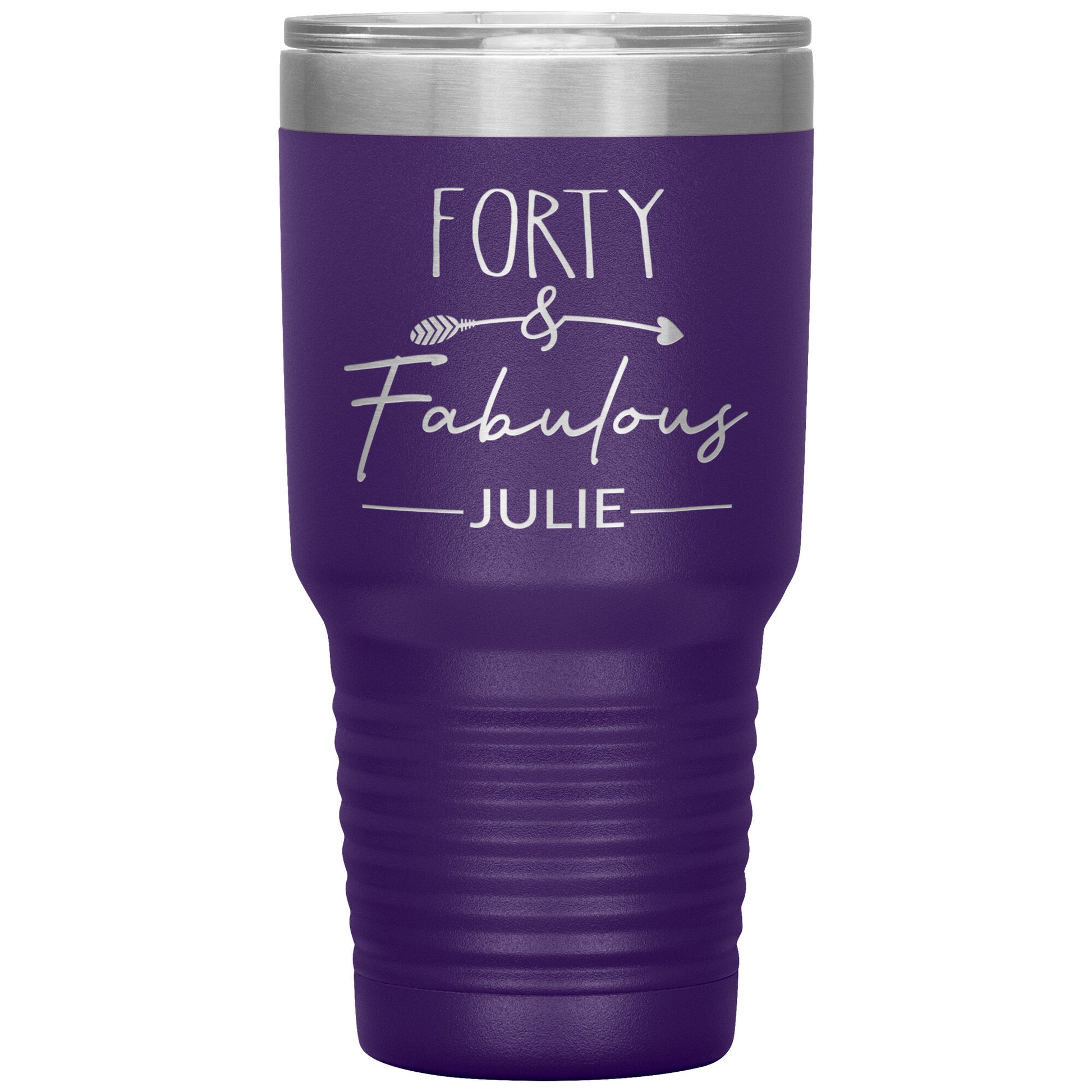 Forty & Fabulous Birthday Tumbler