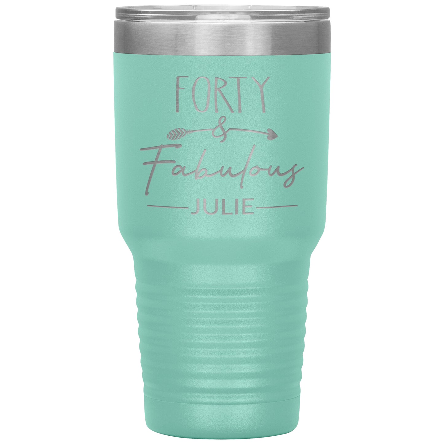 Forty & Fabulous Birthday Tumbler