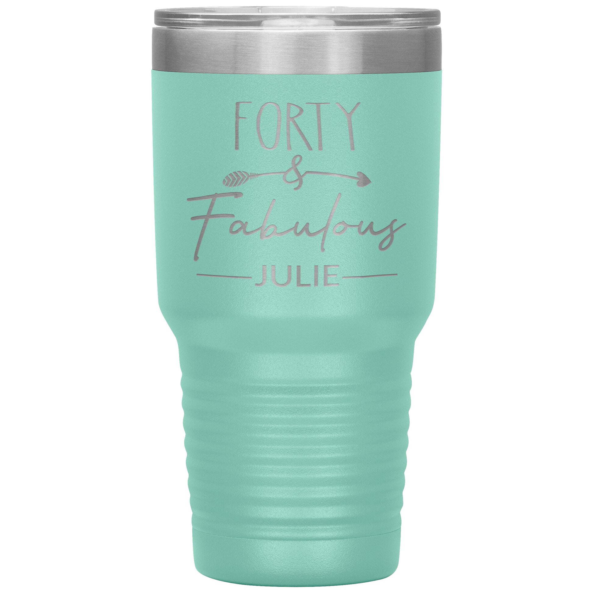 Forty & Fabulous Birthday Tumbler
