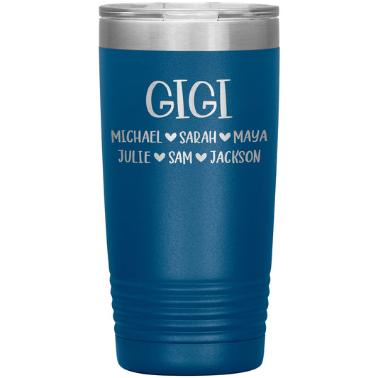 Gigi Grandchildren Tumbler