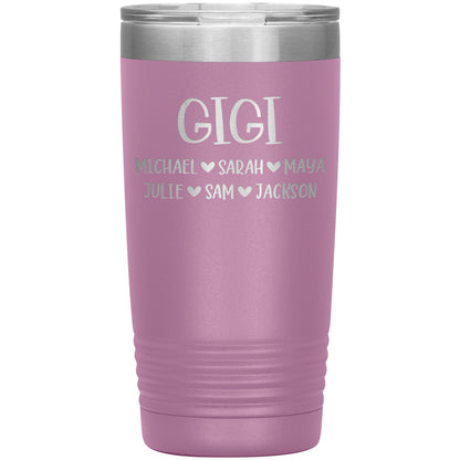 Gigi Grandchildren Tumbler