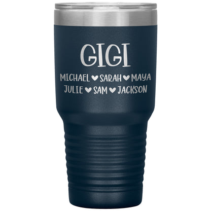 Gigi Grandchildren Tumbler