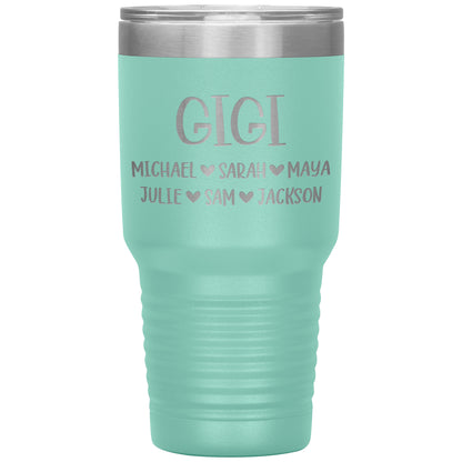 Gigi Grandchildren Tumbler
