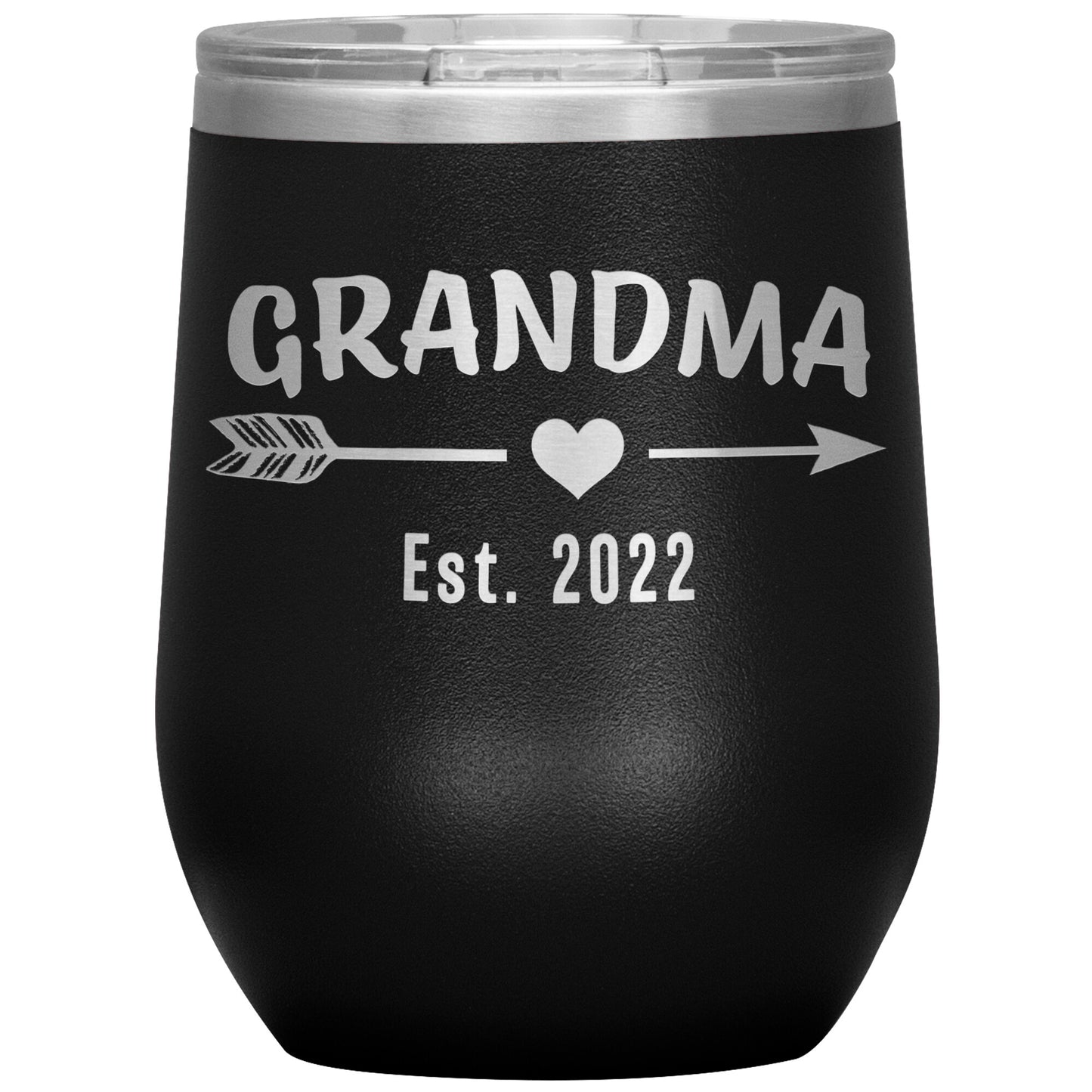 Grandma EST 2022 Arrow Tumbler