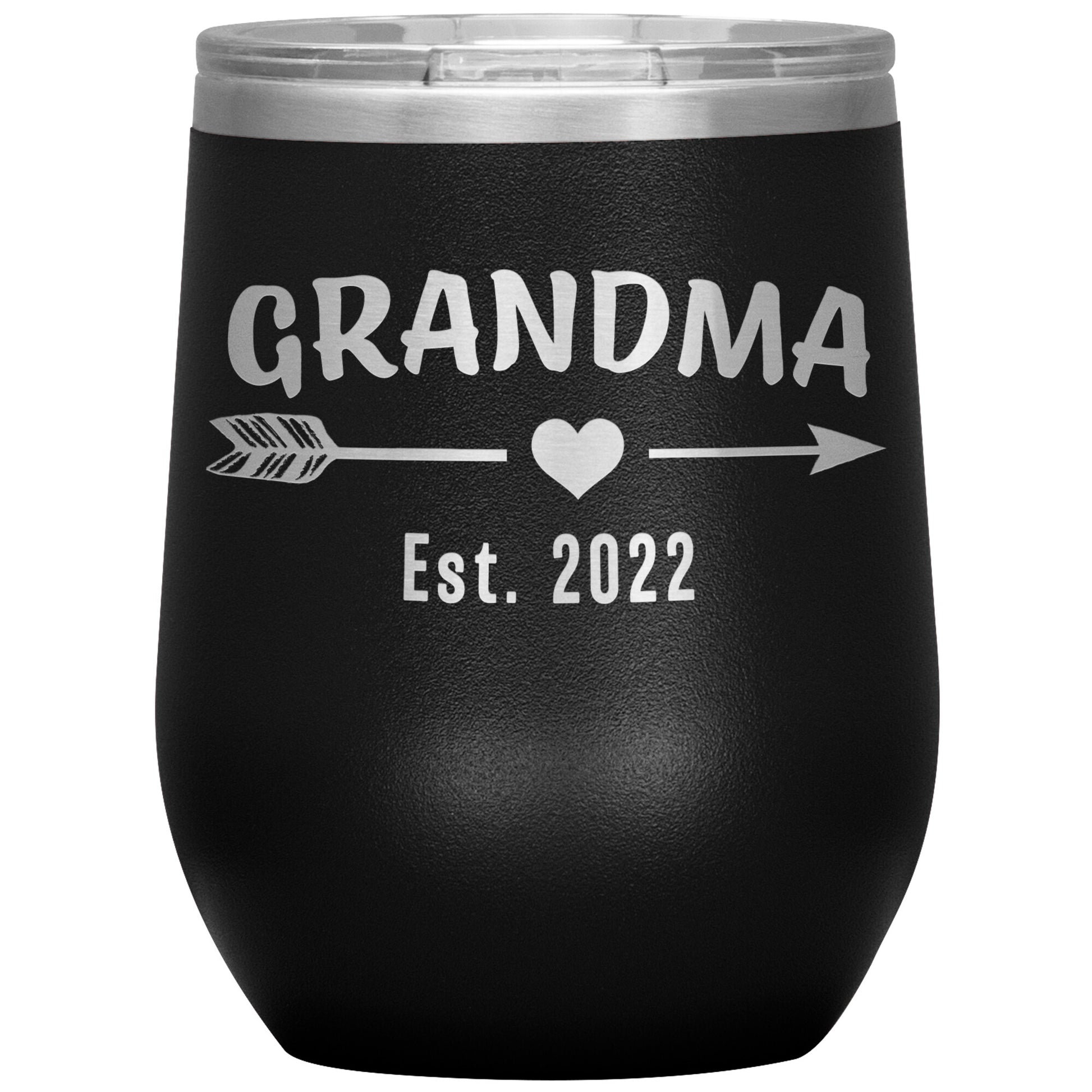 Grandma EST 2022 Arrow Tumbler