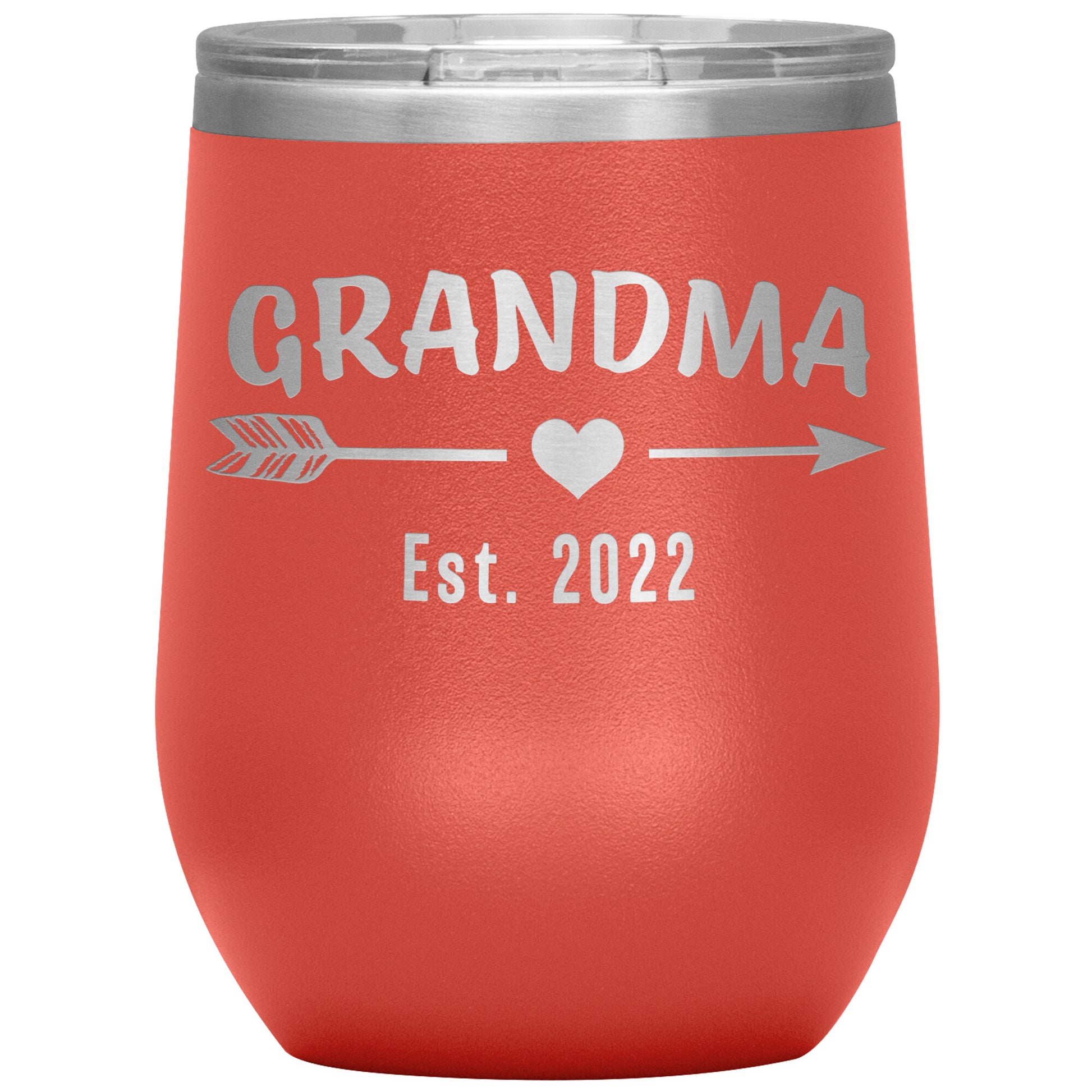 Grandma EST 2022 Arrow Tumbler