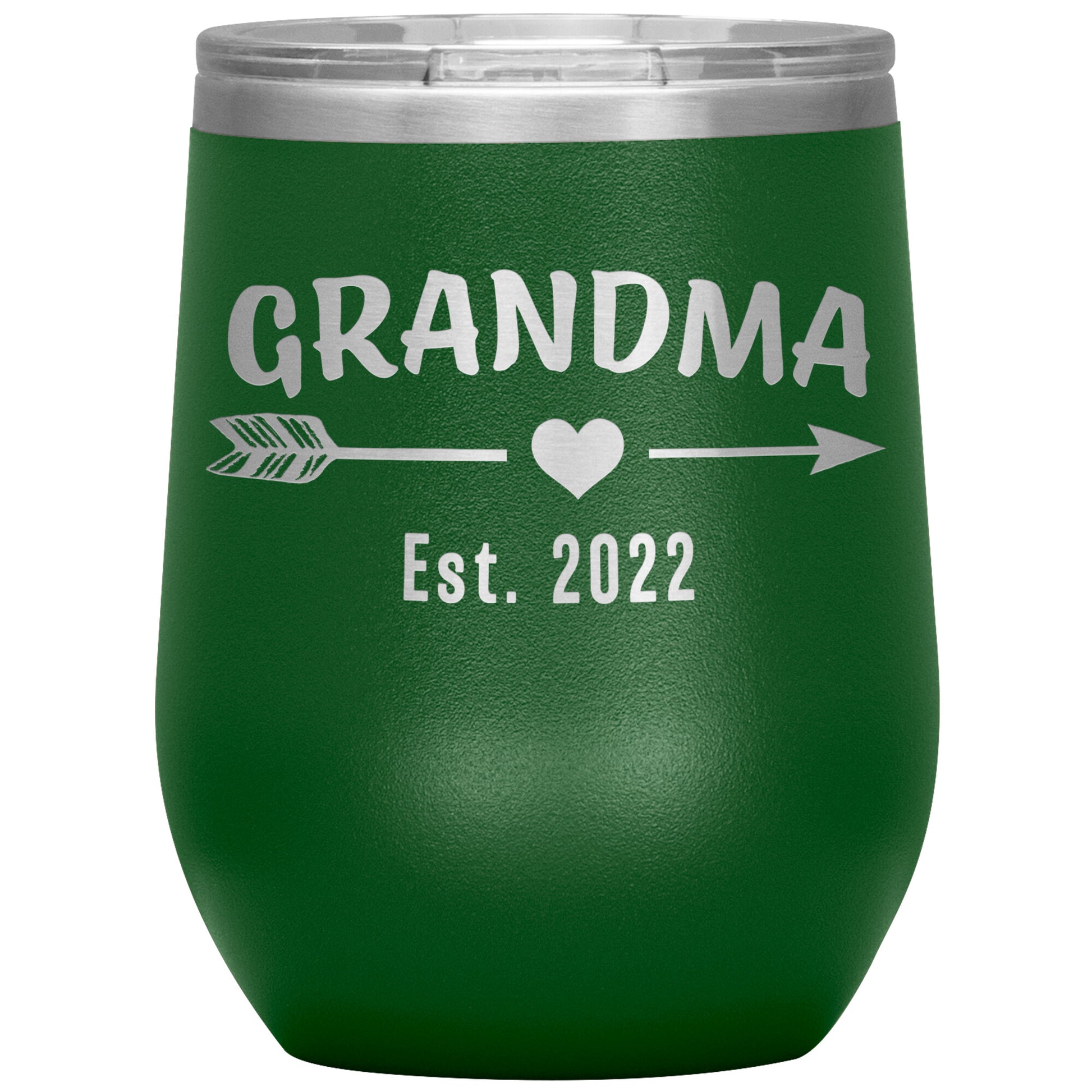 Grandma EST 2022 Arrow Tumbler