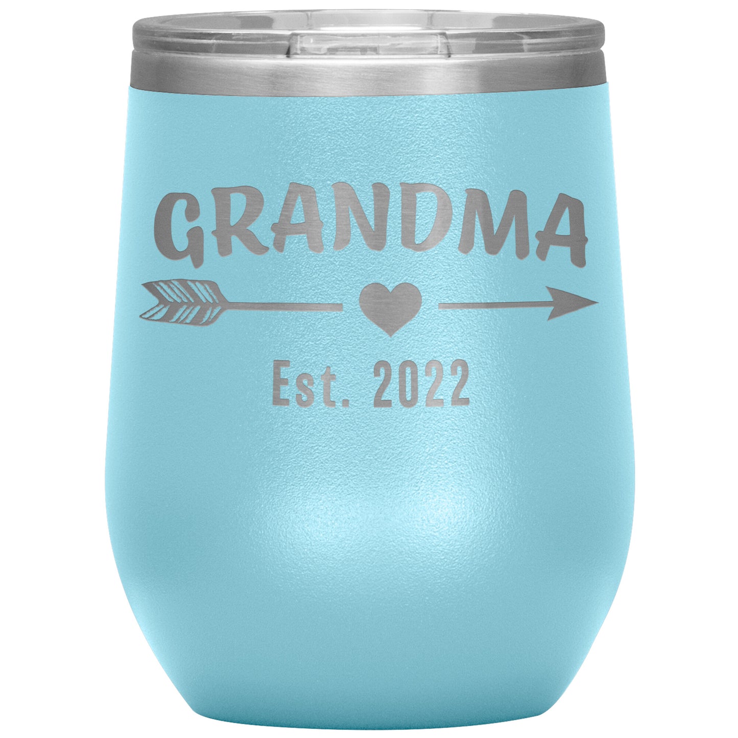 Grandma EST 2022 Arrow Tumbler