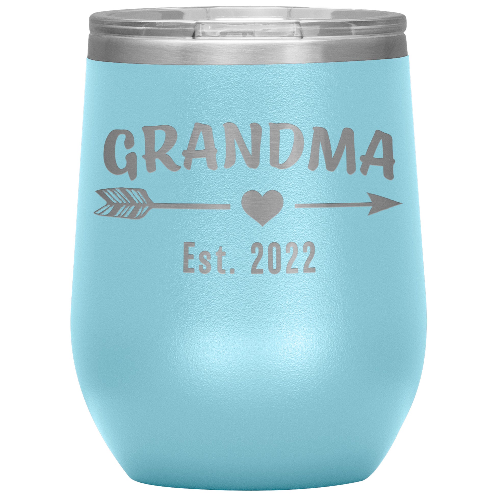 Grandma EST 2022 Arrow Tumbler