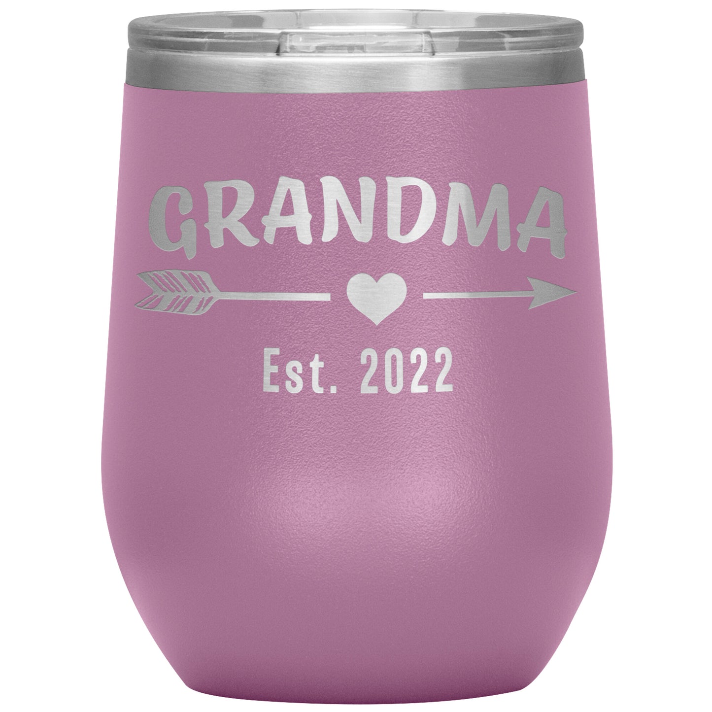Grandma EST 2022 Arrow Tumbler