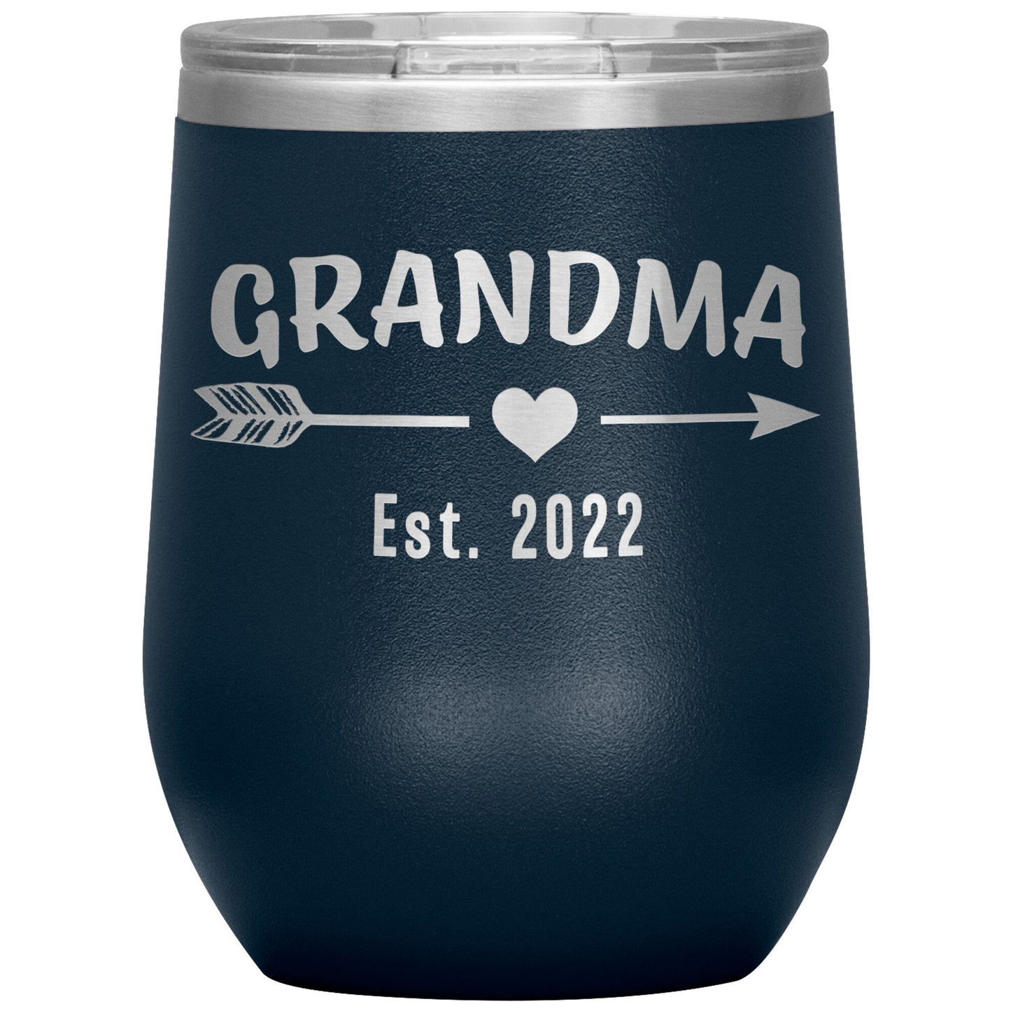 Grandma EST 2022 Arrow Tumbler