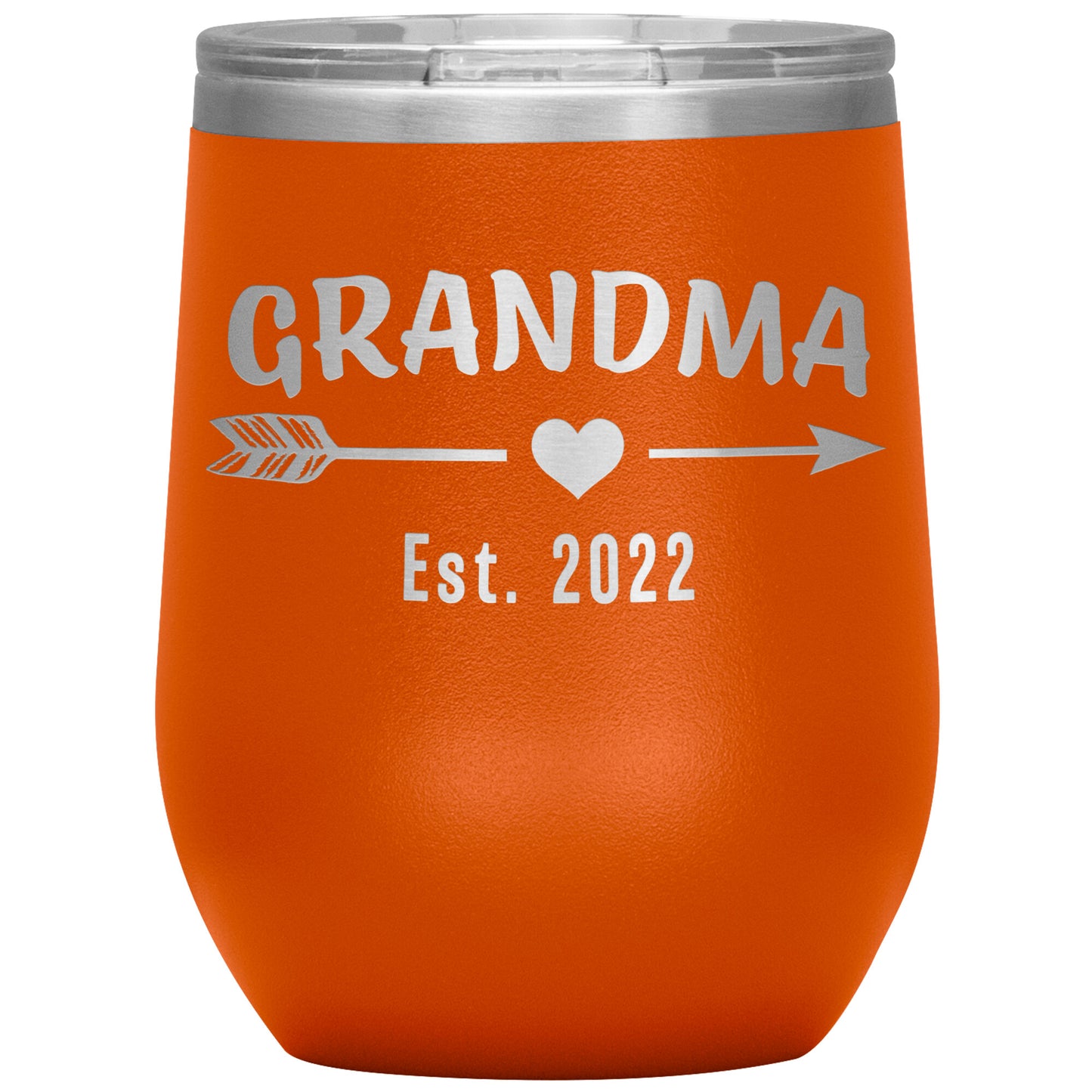 Grandma EST 2022 Arrow Tumbler