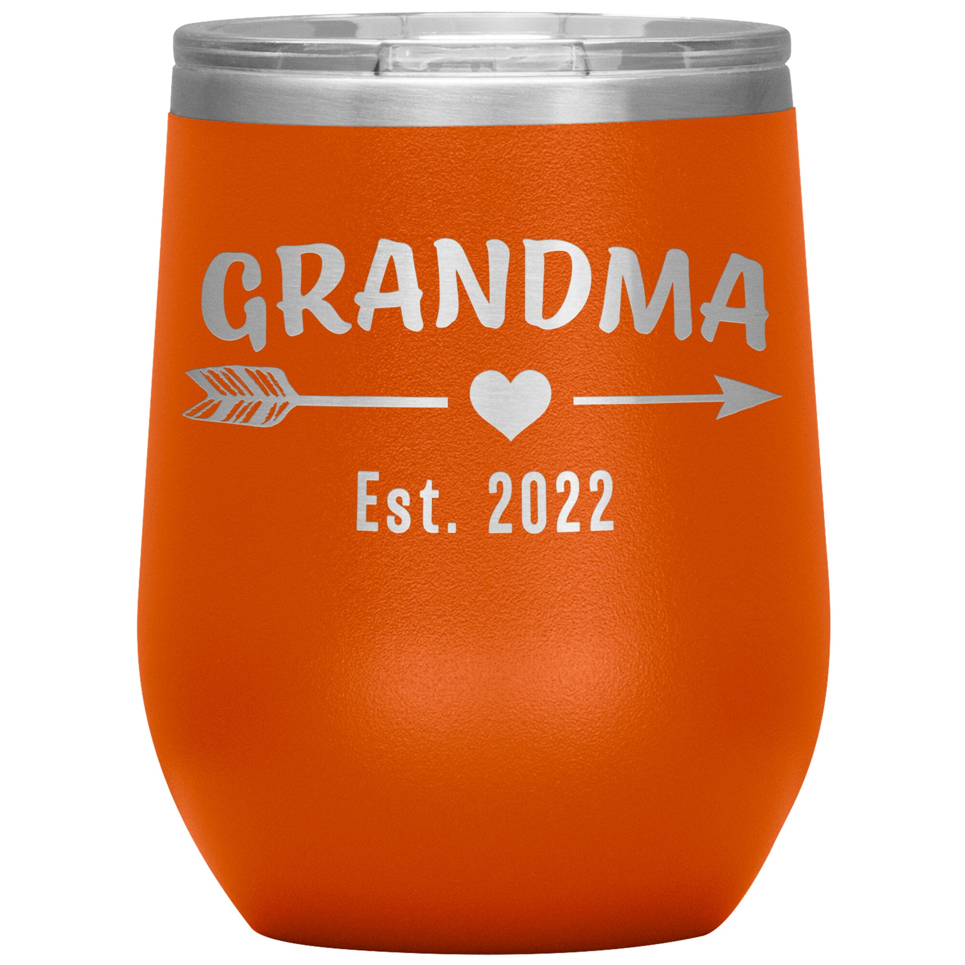 Grandma EST 2022 Arrow Tumbler