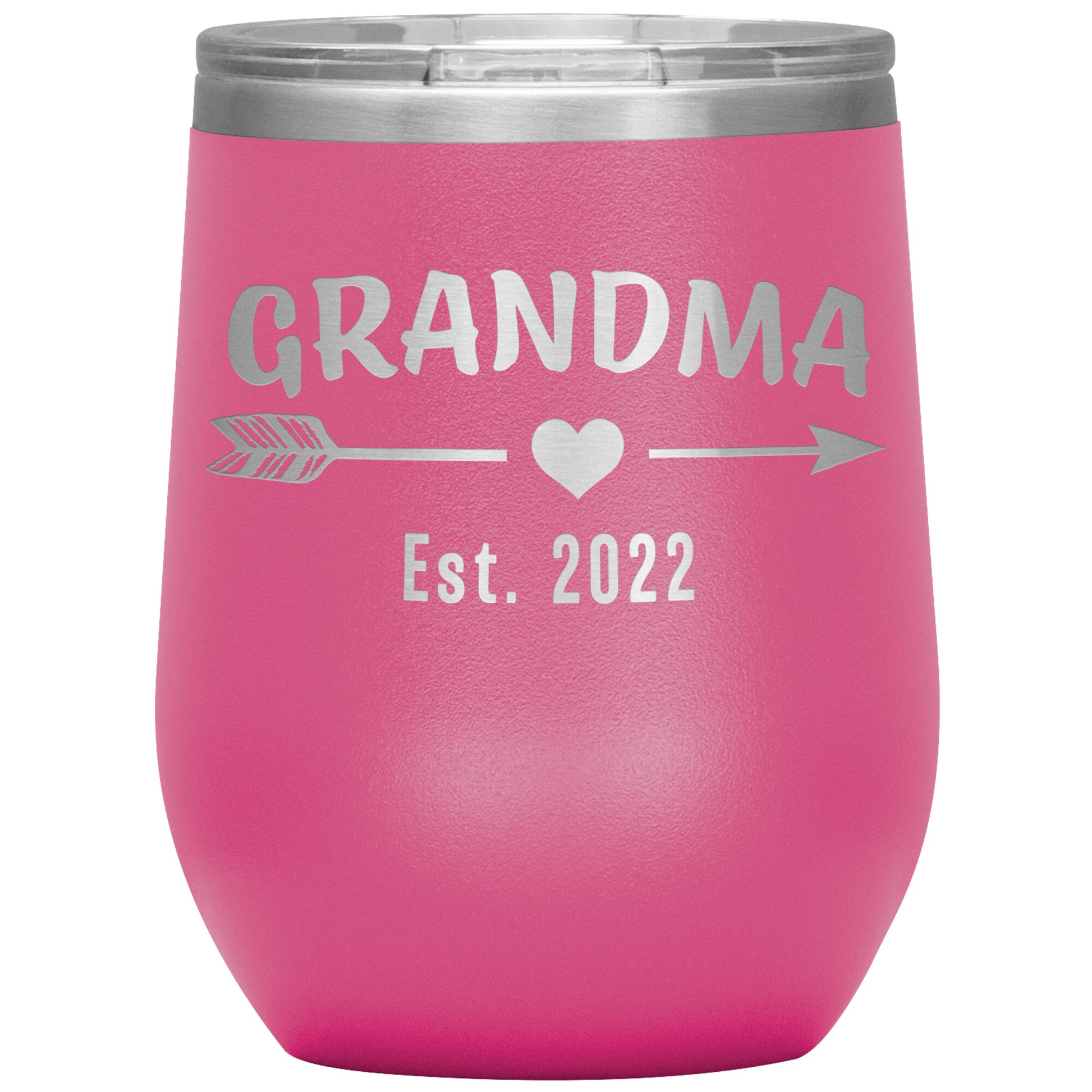 Grandma EST 2022 Arrow Tumbler
