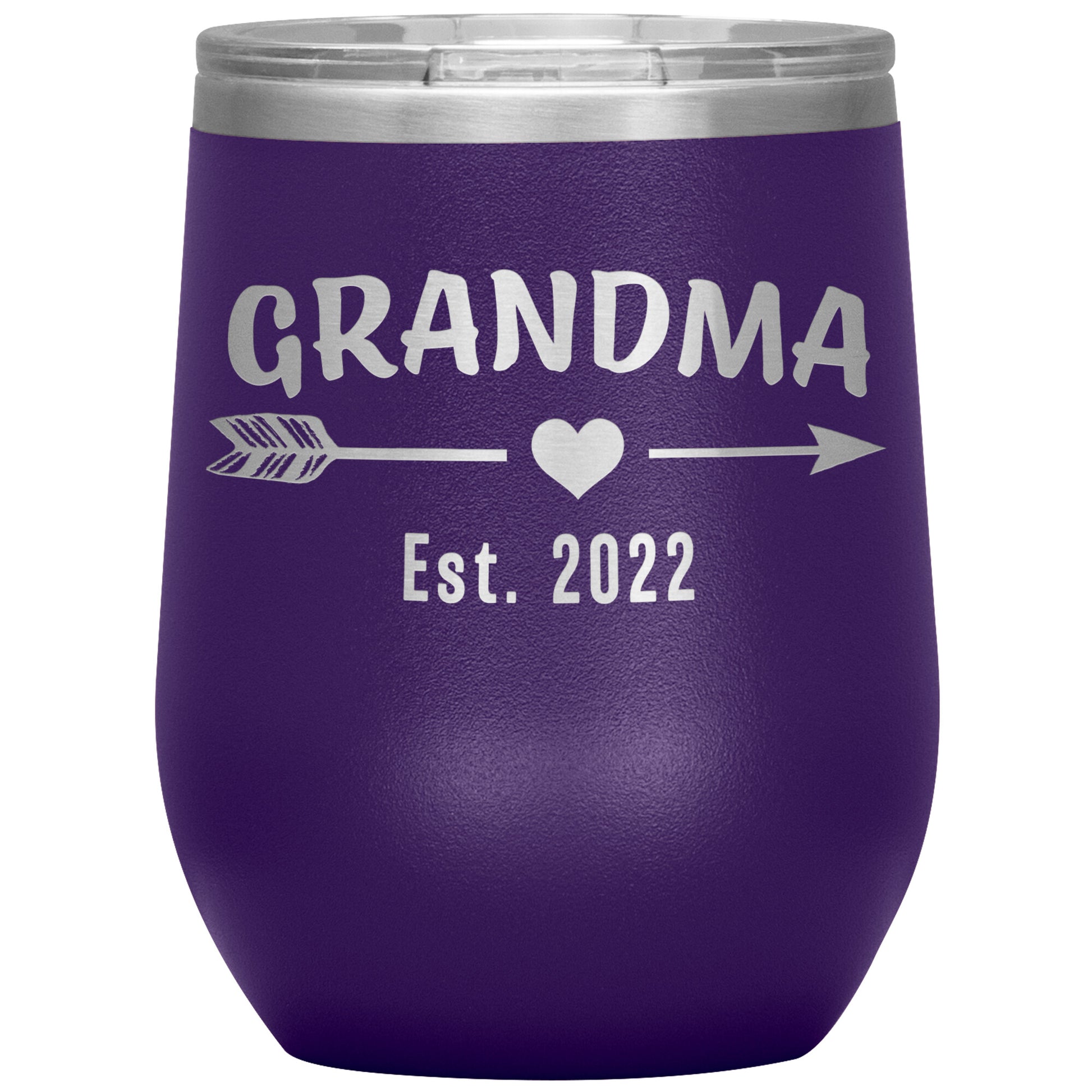 Grandma EST 2022 Arrow Tumbler