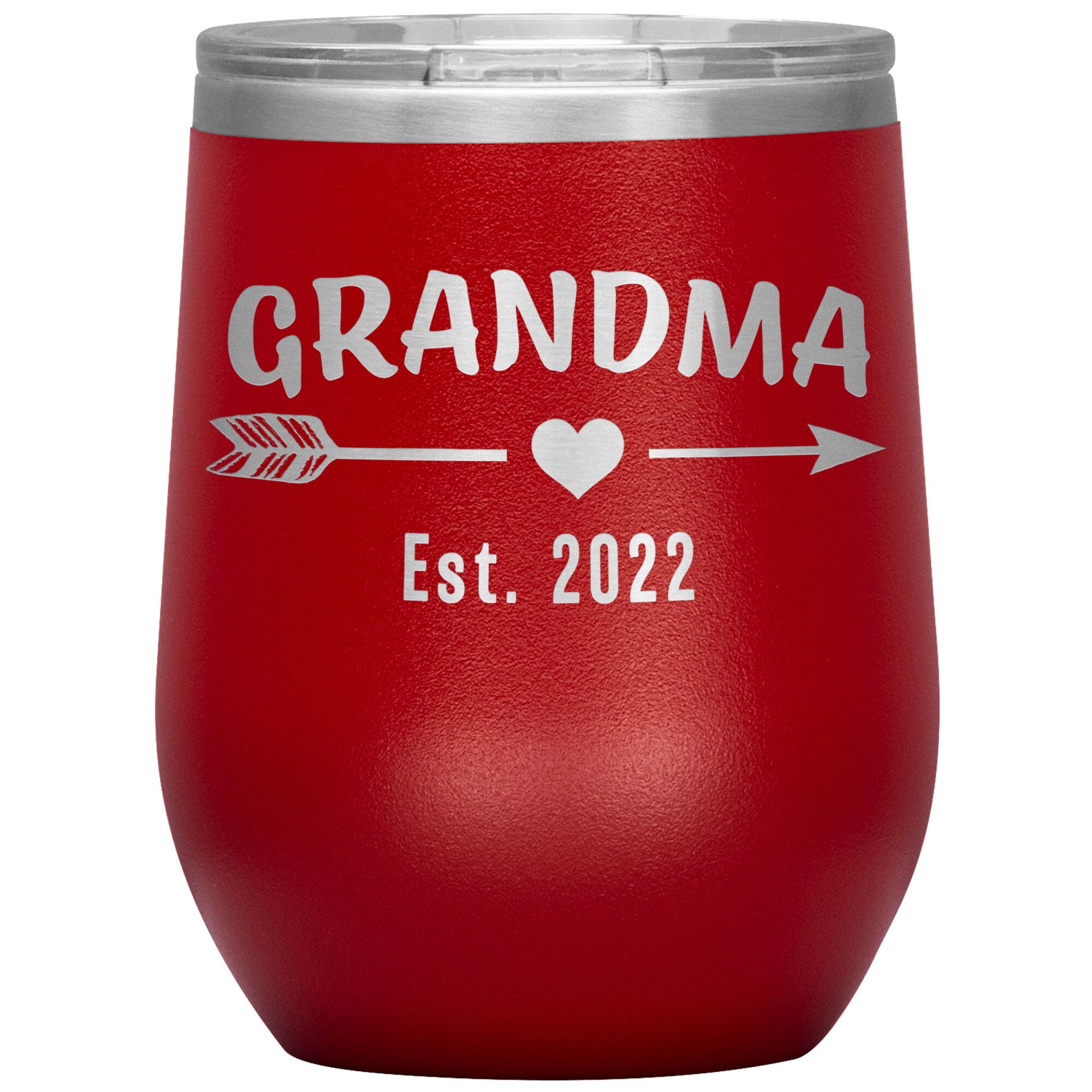 Grandma EST 2022 Arrow Tumbler