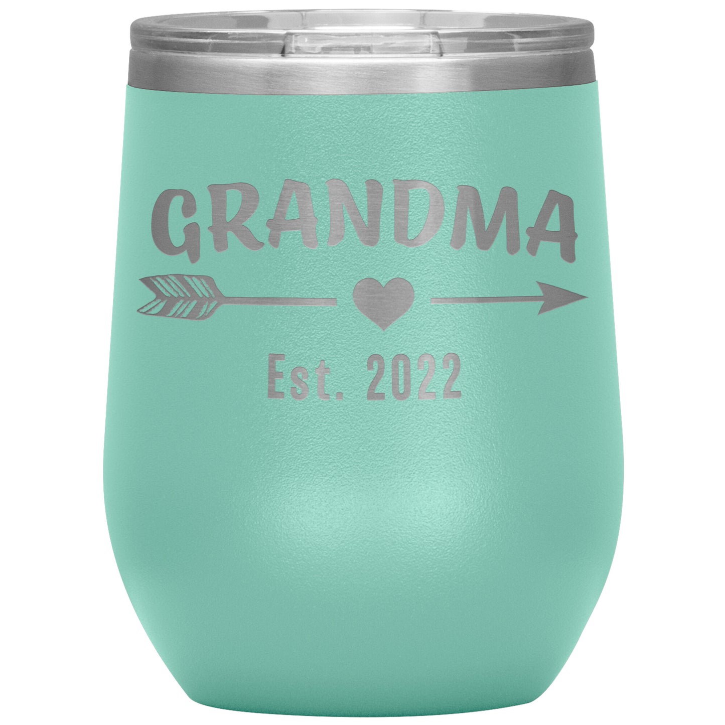 Grandma EST 2022 Arrow Tumbler