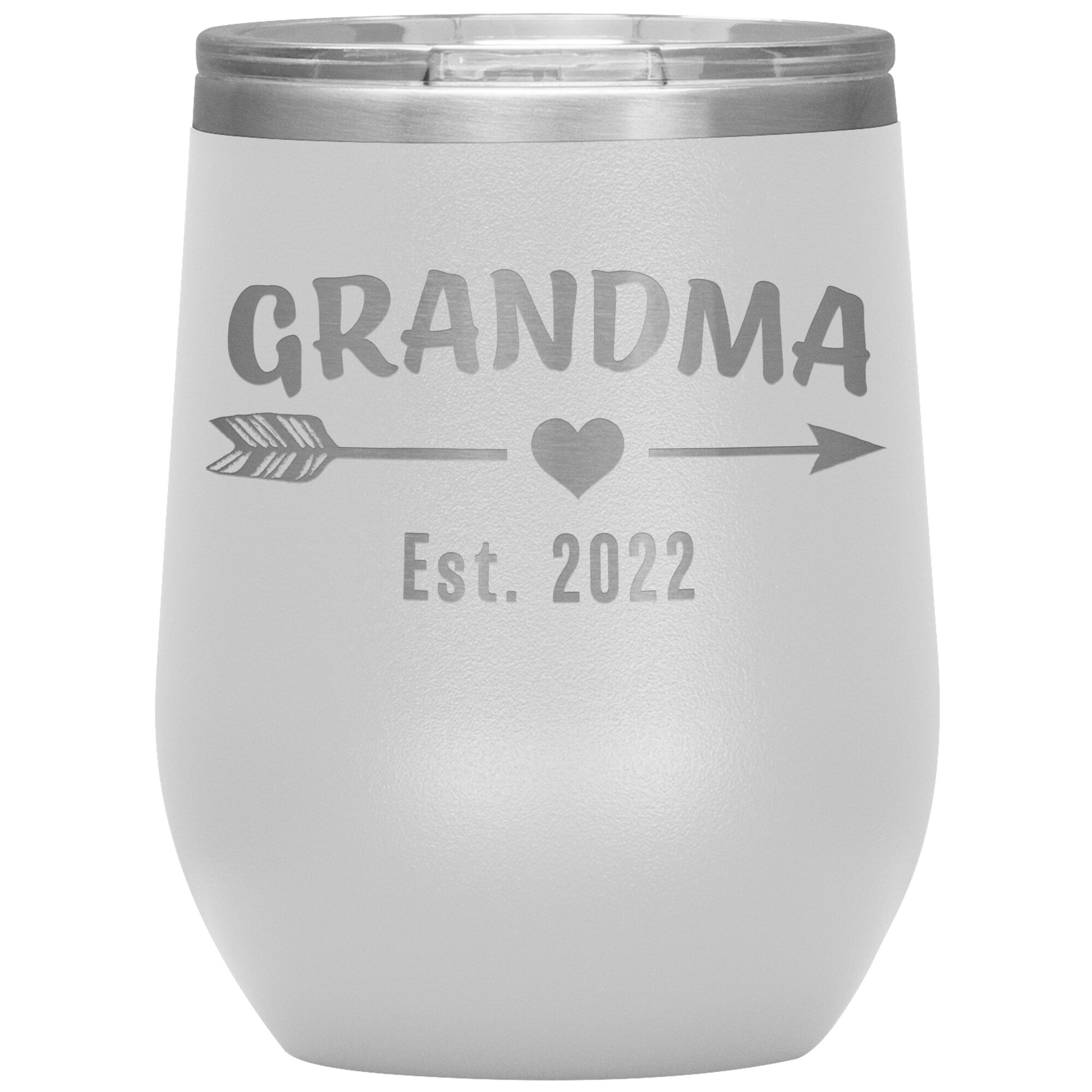 Grandma EST 2022 Arrow Tumbler