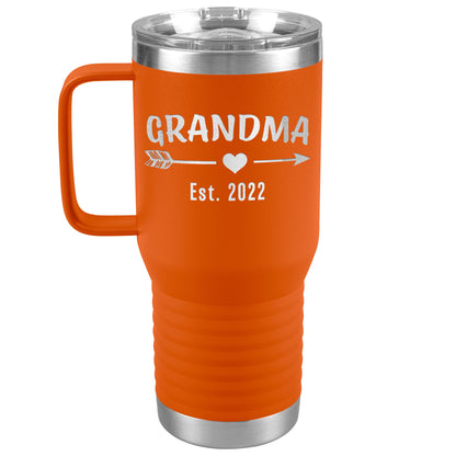 Grandma EST 2022 Arrow Tumbler