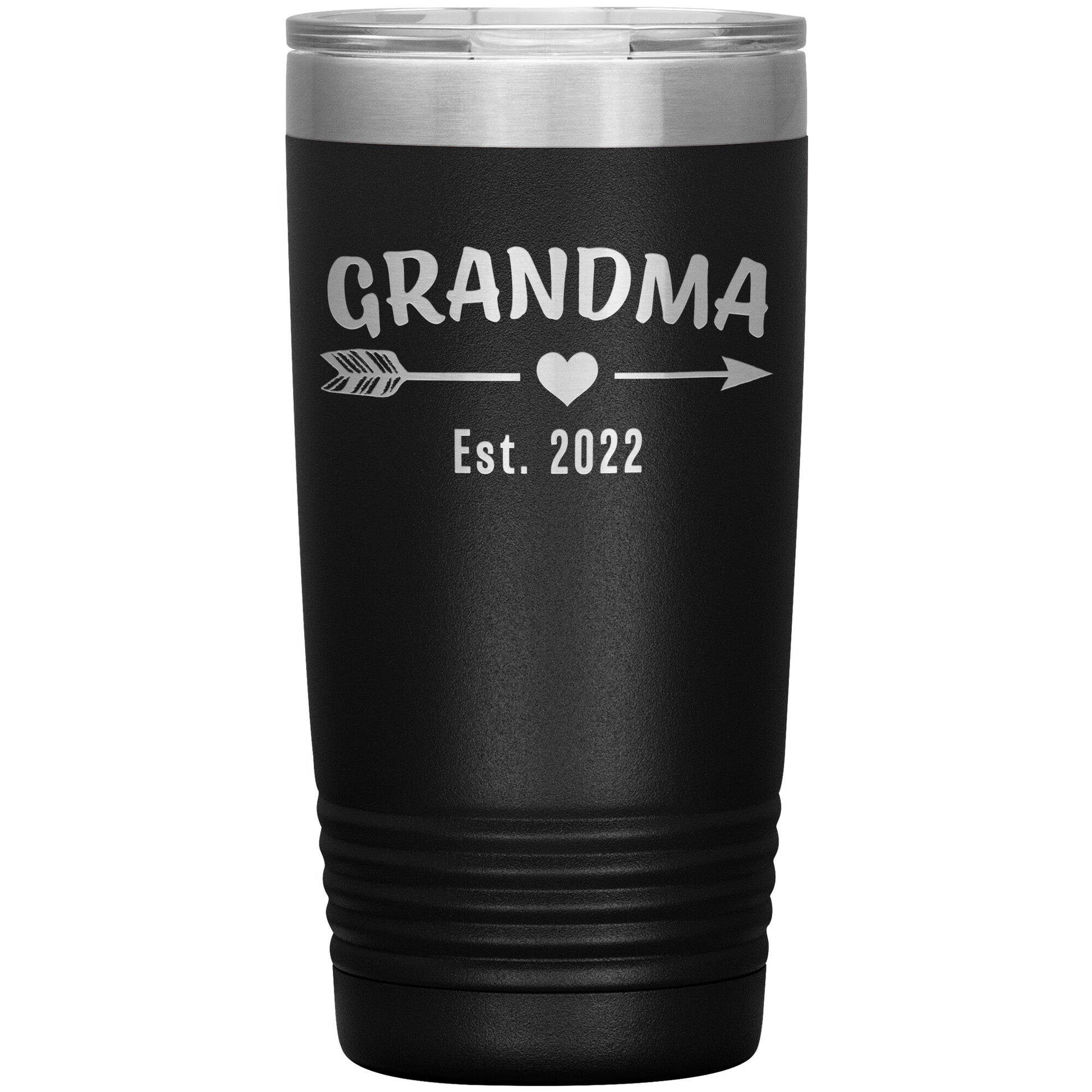 Grandma EST 2022 Arrow Tumbler
