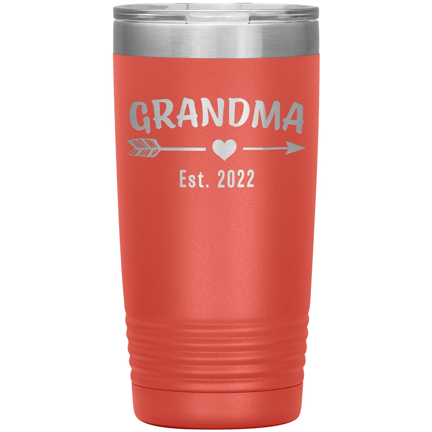 Grandma EST 2022 Arrow Tumbler