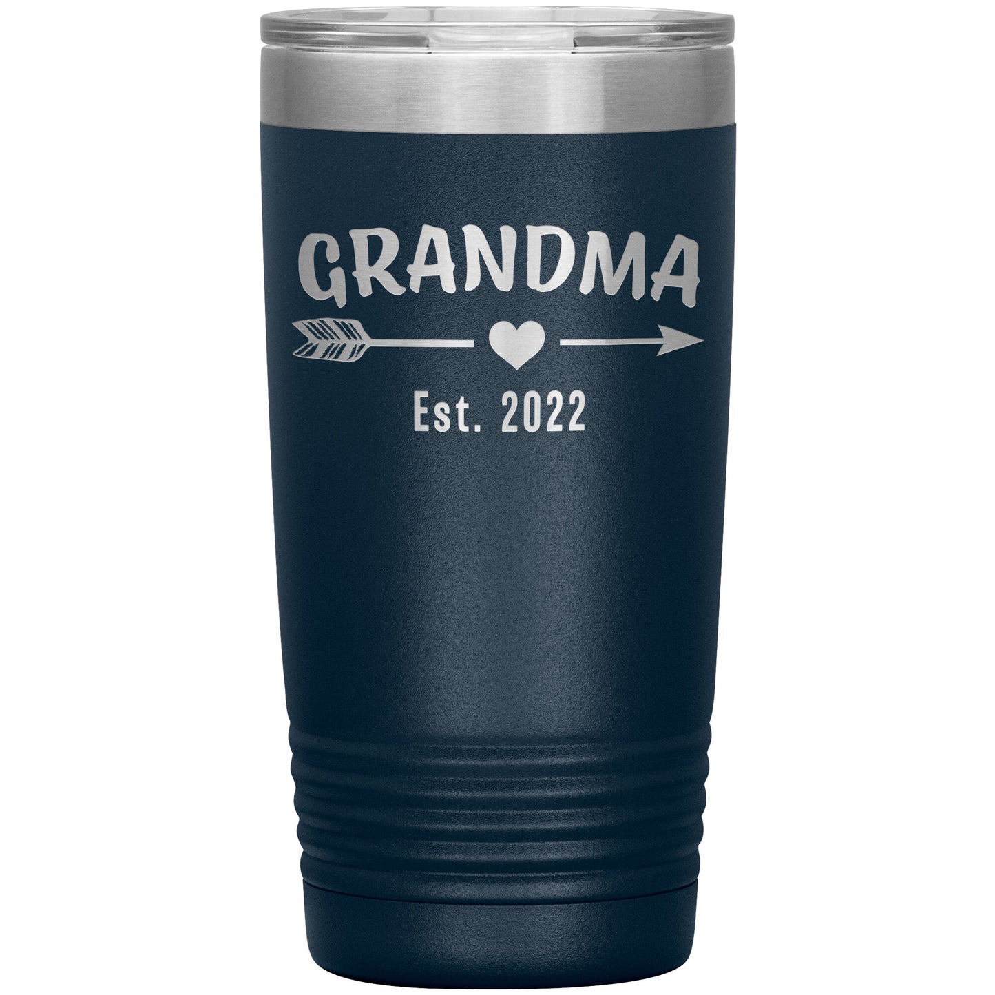 Grandma EST 2022 Arrow Tumbler