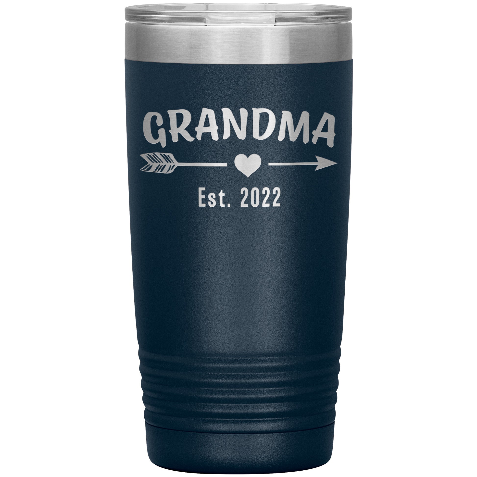 Grandma EST 2022 Arrow Tumbler