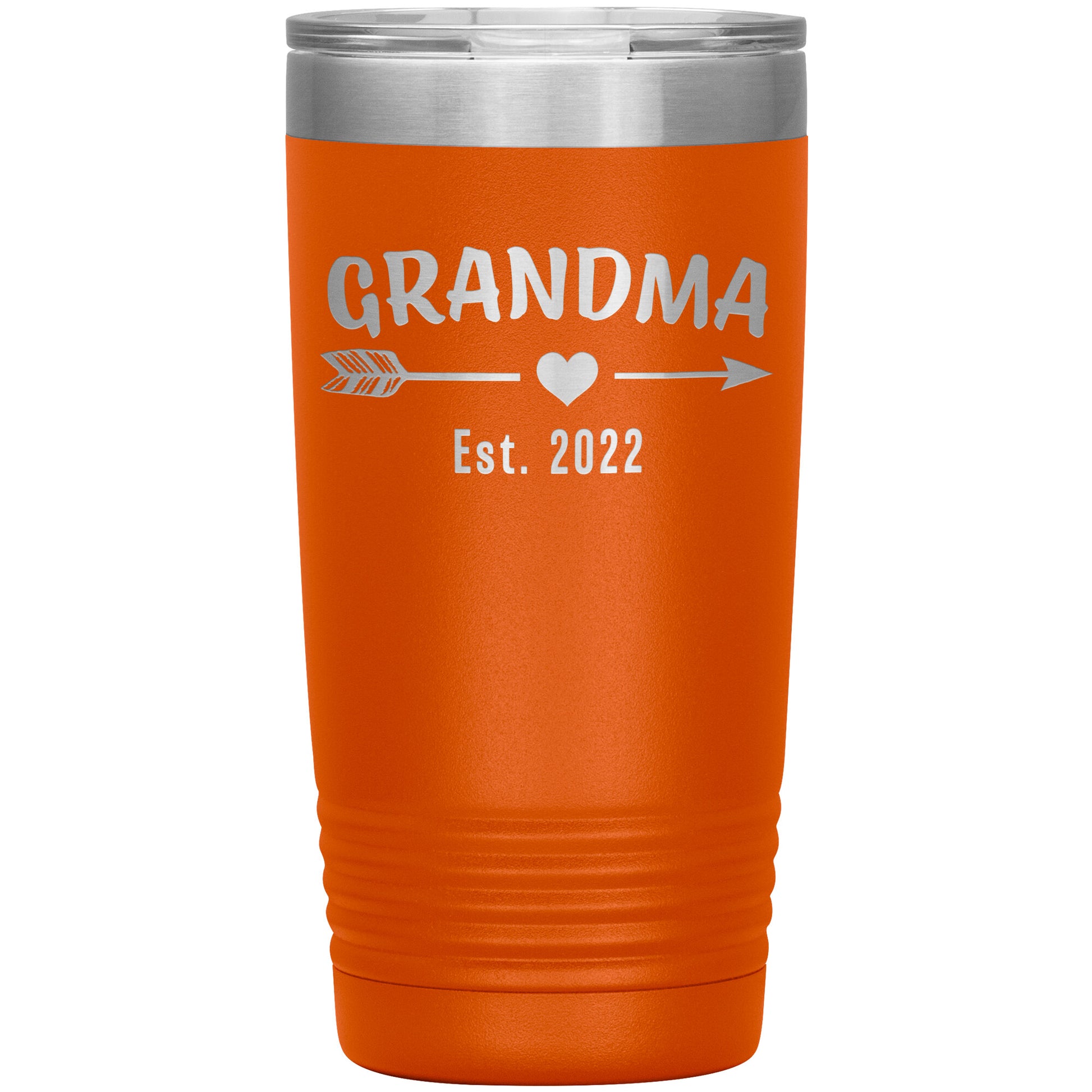 Grandma EST 2022 Arrow Tumbler