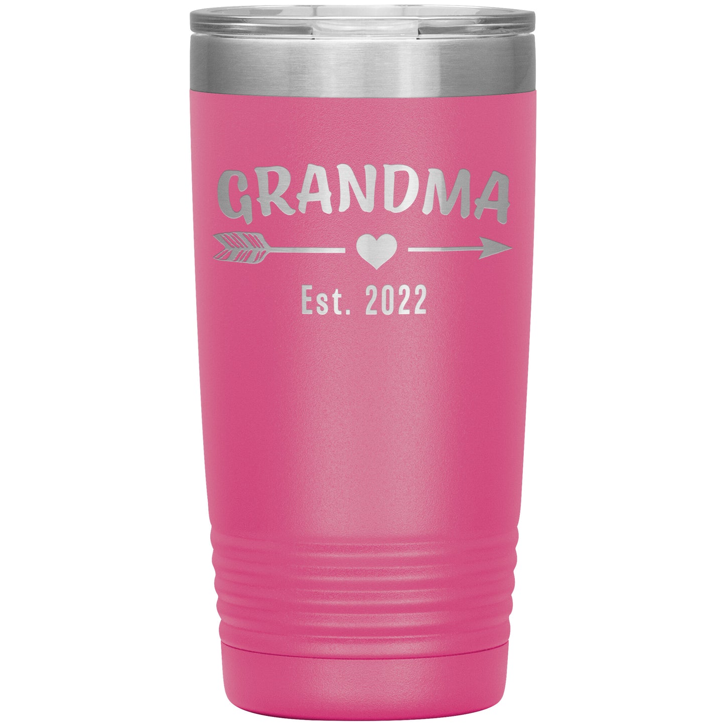 Grandma EST 2022 Arrow Tumbler