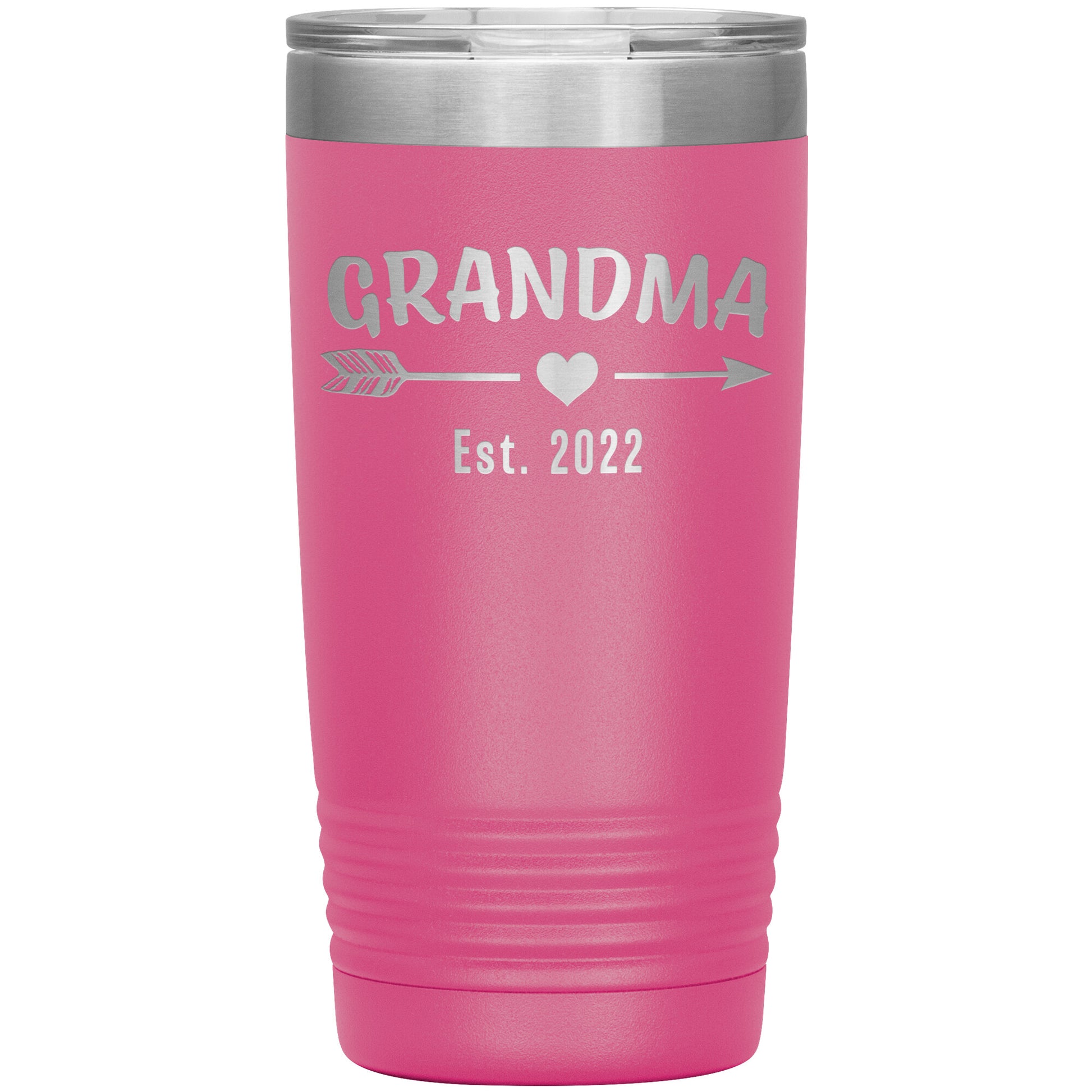 Grandma EST 2022 Arrow Tumbler