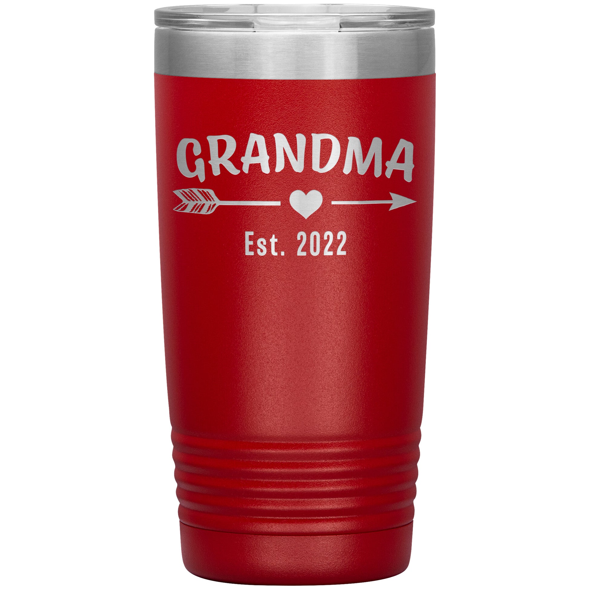 Grandma EST 2022 Arrow Tumbler