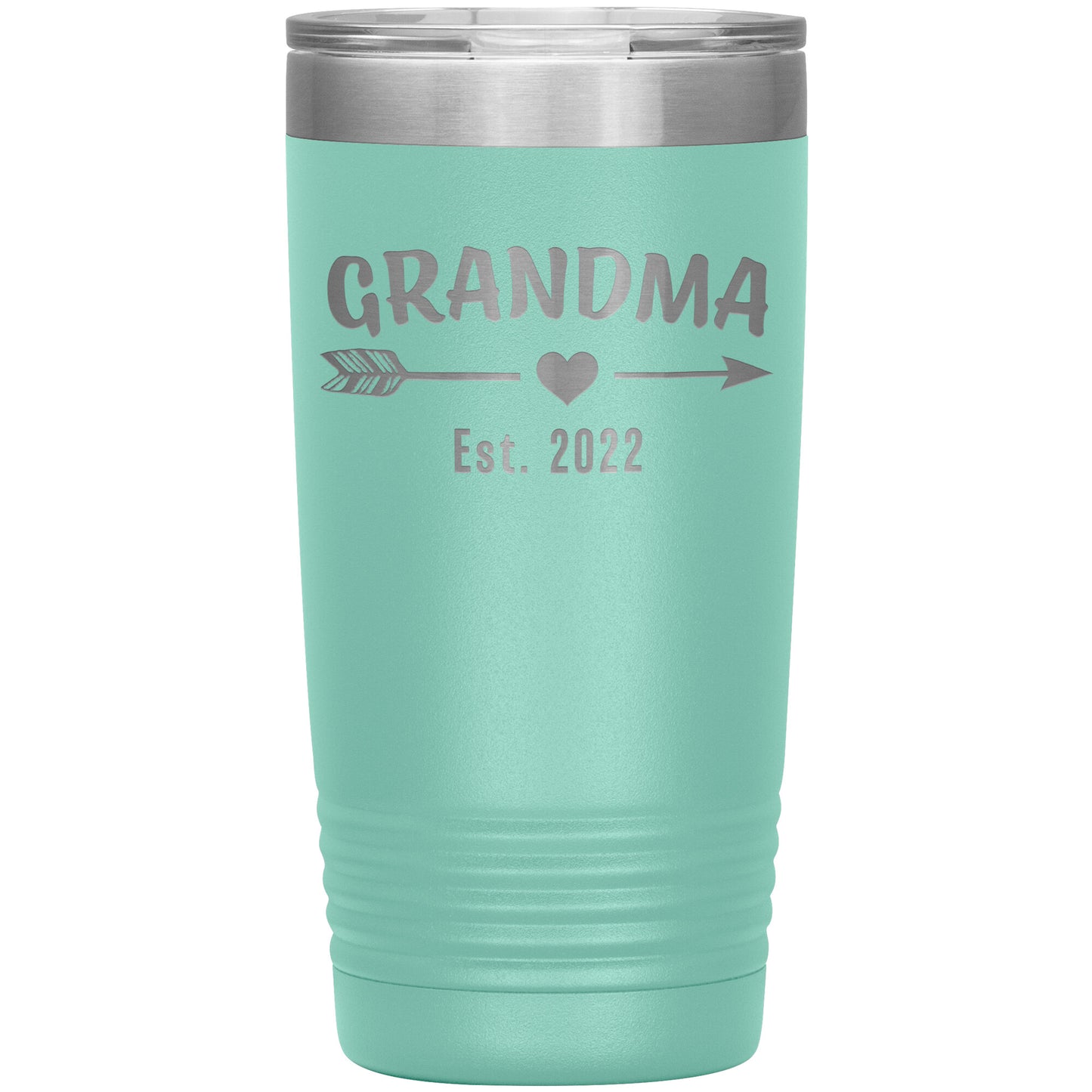 Grandma EST 2022 Arrow Tumbler