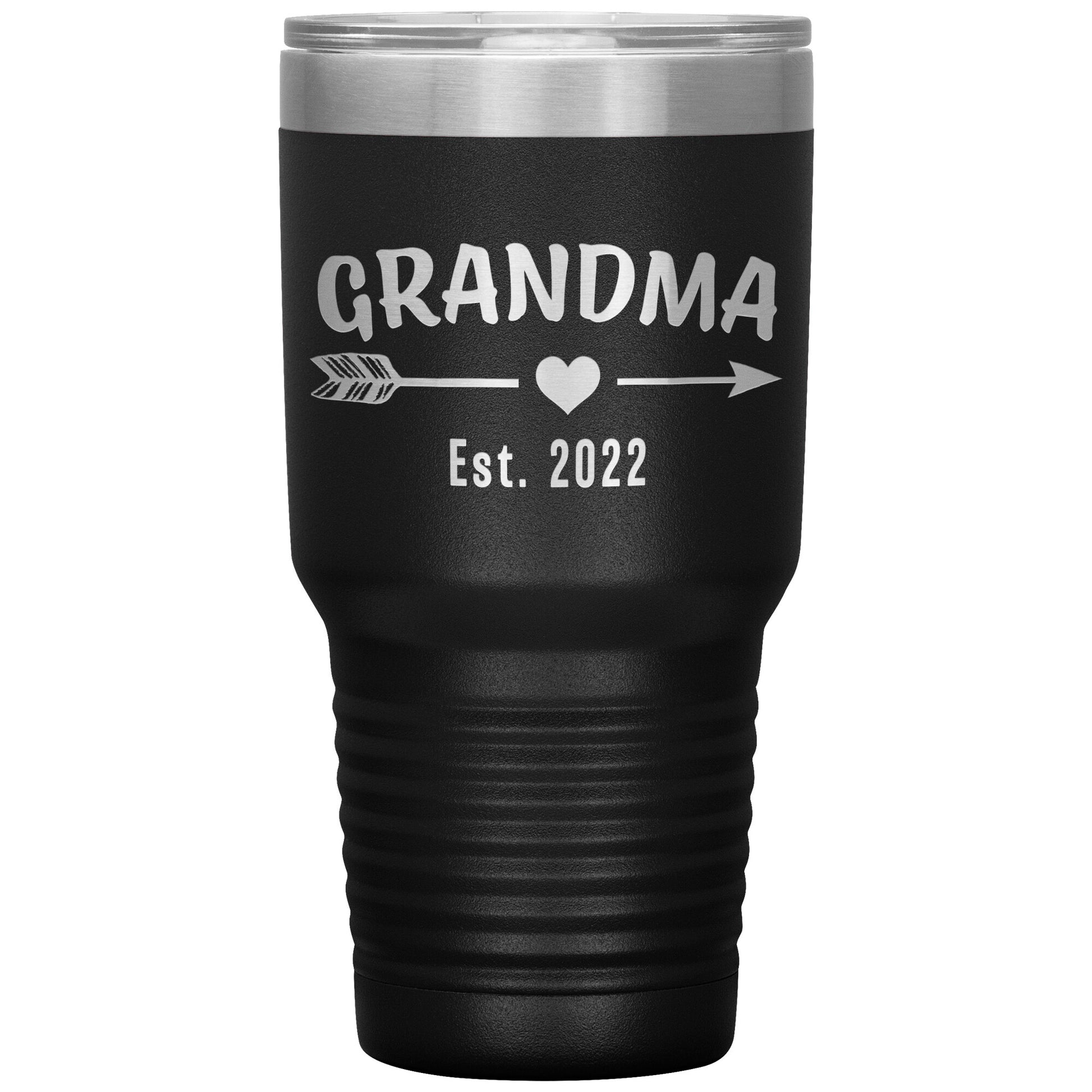 Grandma EST 2022 Arrow Tumbler