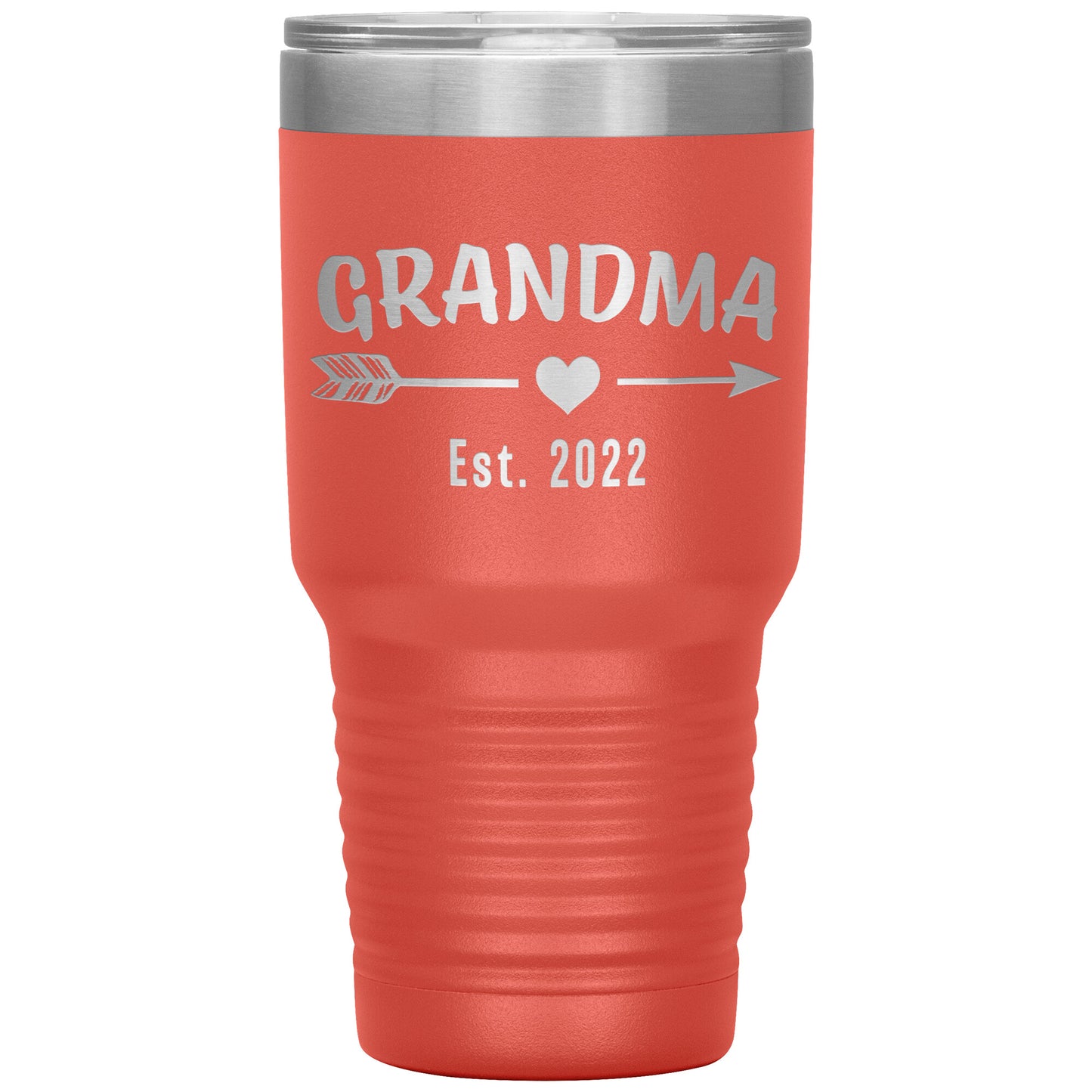 Grandma EST 2022 Arrow Tumbler