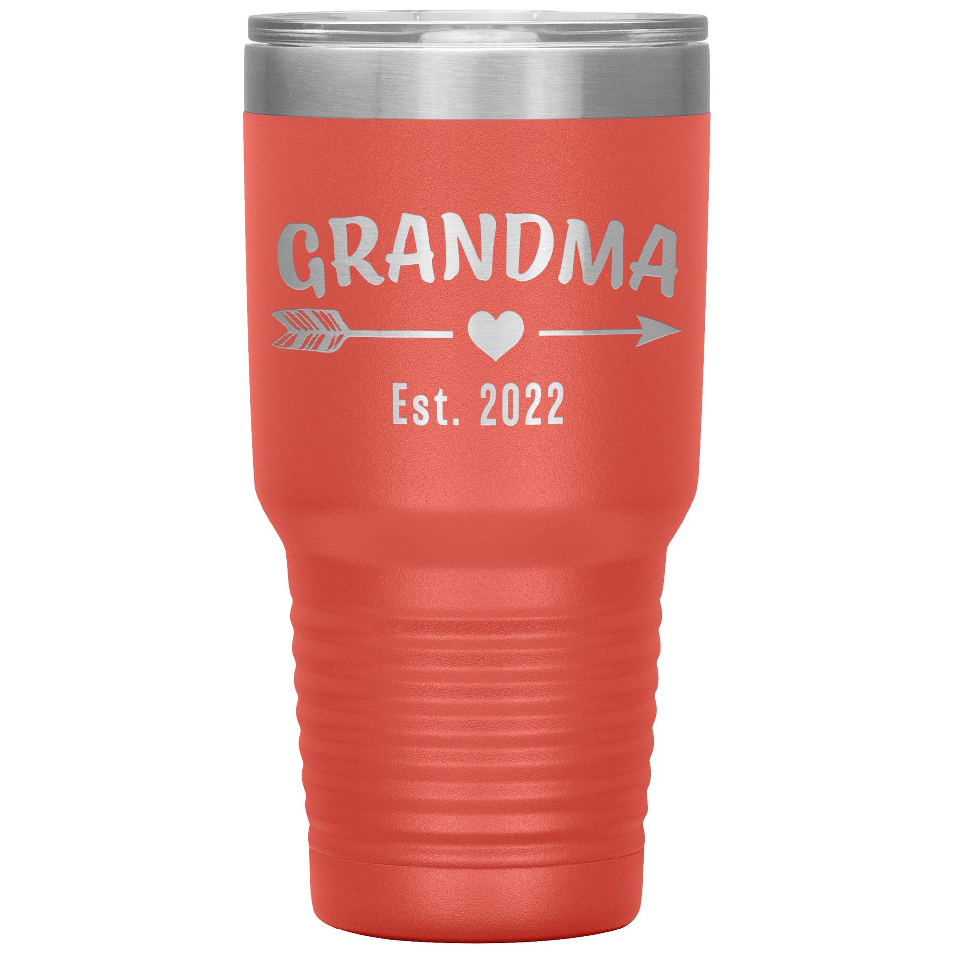 Grandma EST 2022 Arrow Tumbler