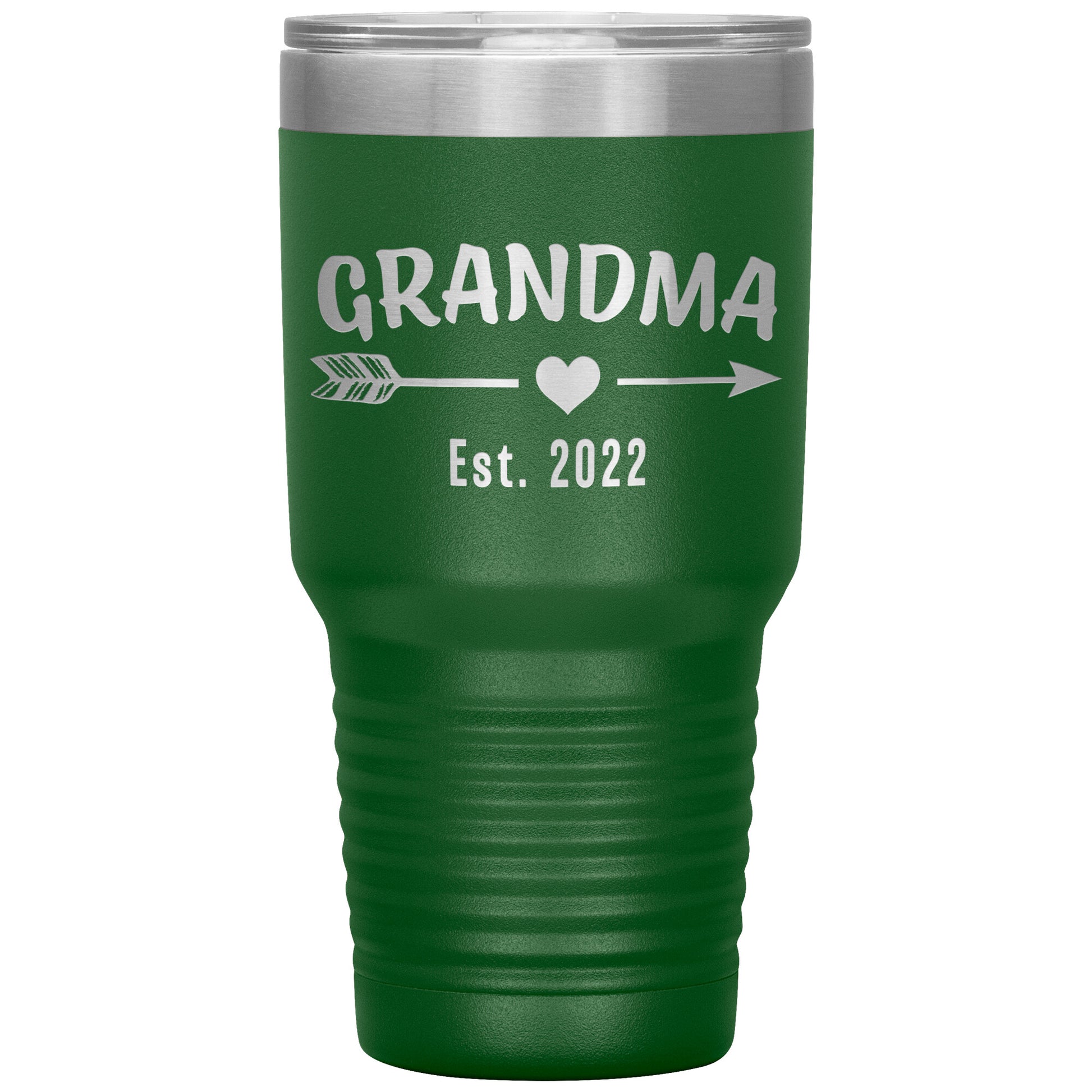 Grandma EST 2022 Arrow Tumbler