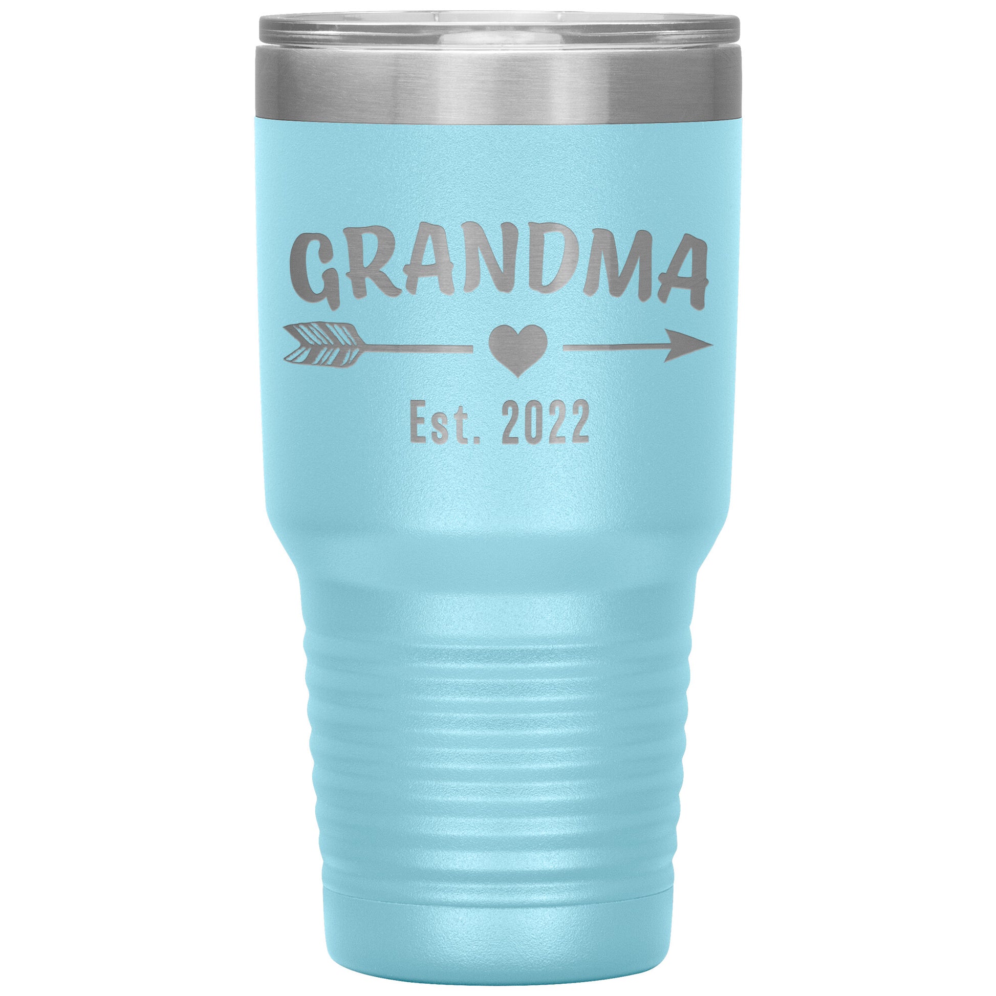 Grandma EST 2022 Arrow Tumbler
