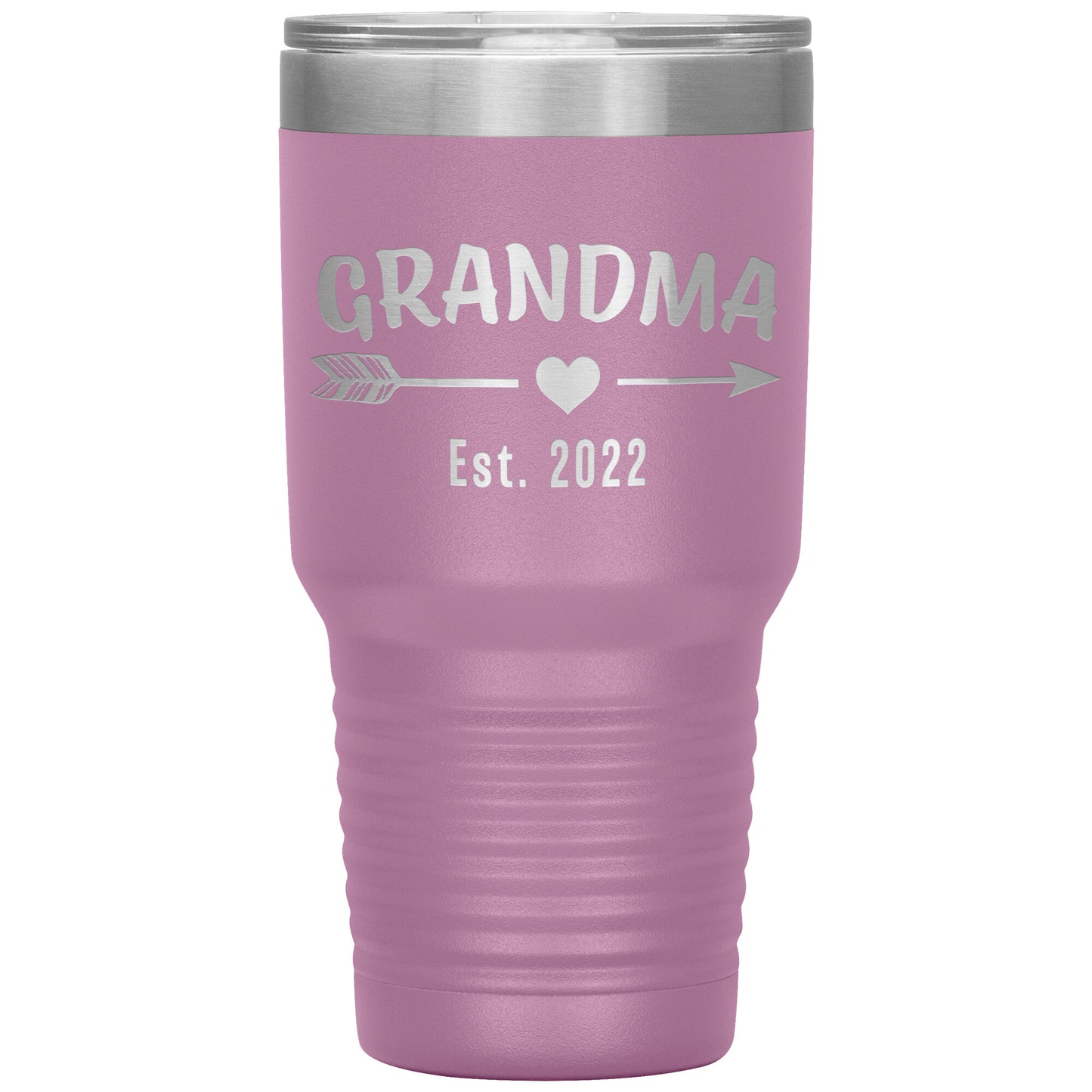 Grandma EST 2022 Arrow Tumbler