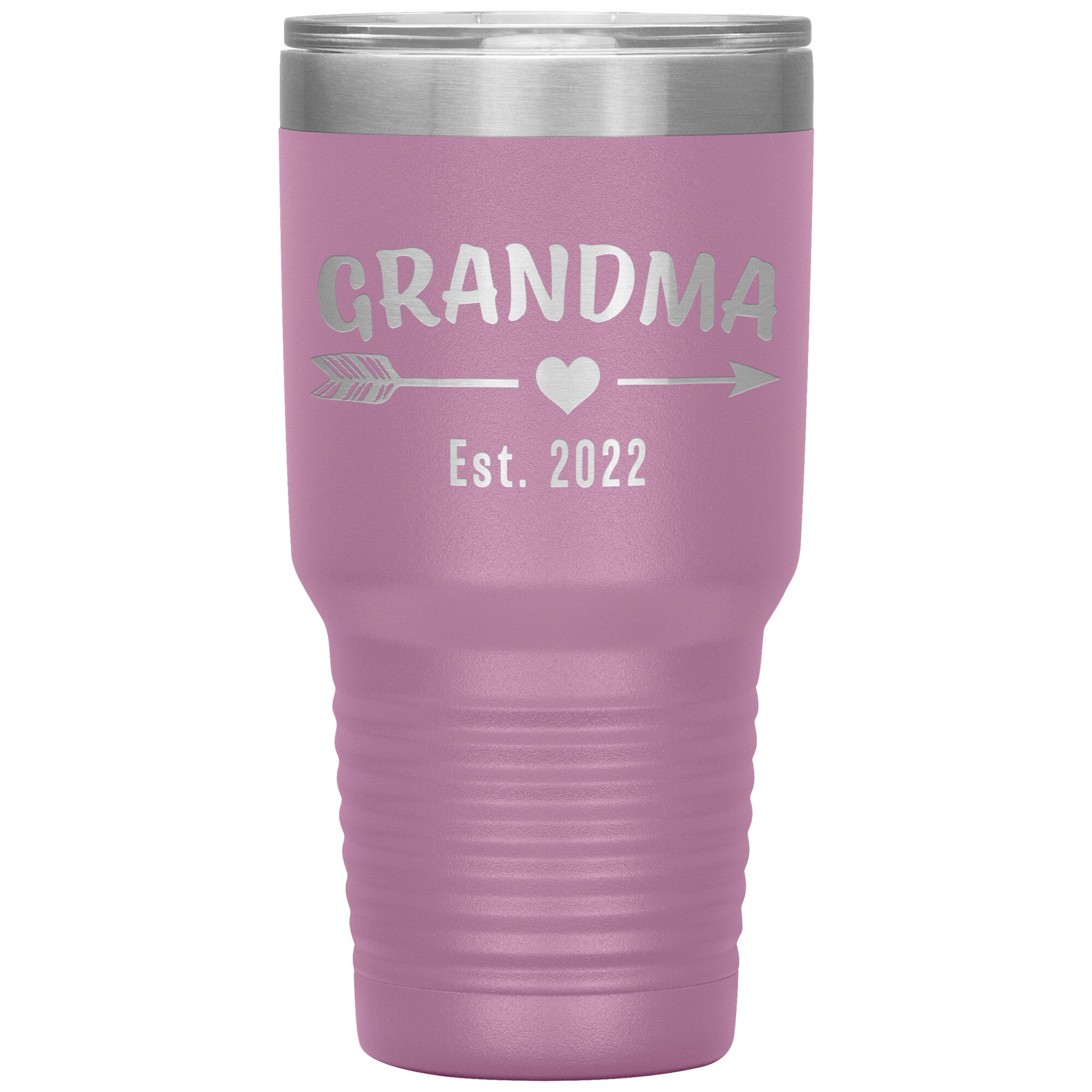 Grandma EST 2022 Arrow Tumbler