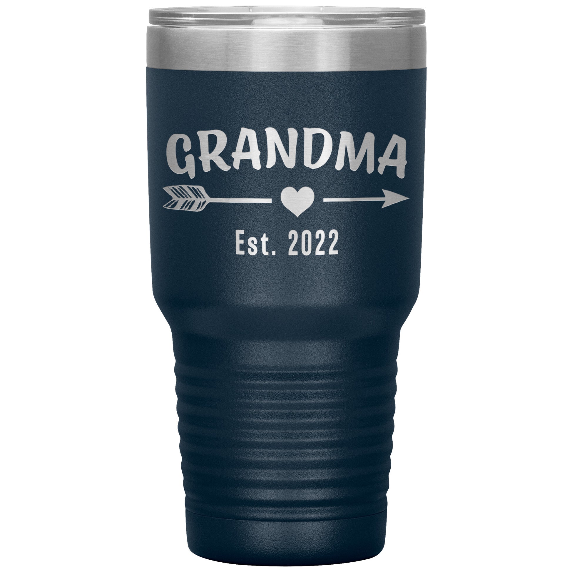 Grandma EST 2022 Arrow Tumbler