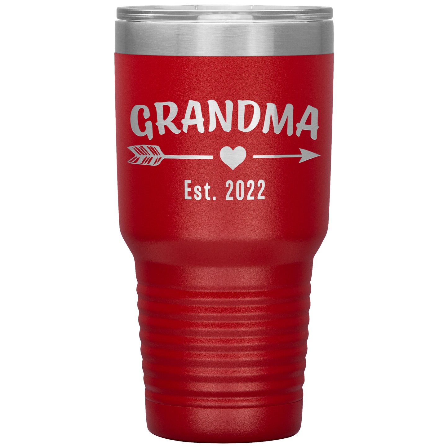 Grandma EST 2022 Arrow Tumbler