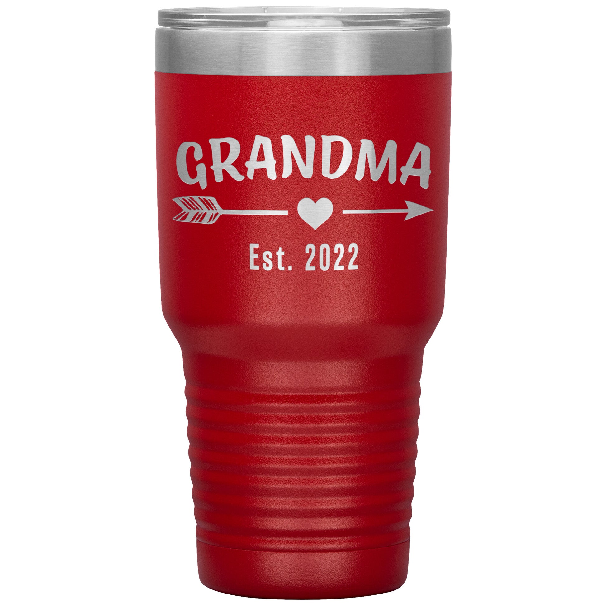 Grandma EST 2022 Arrow Tumbler