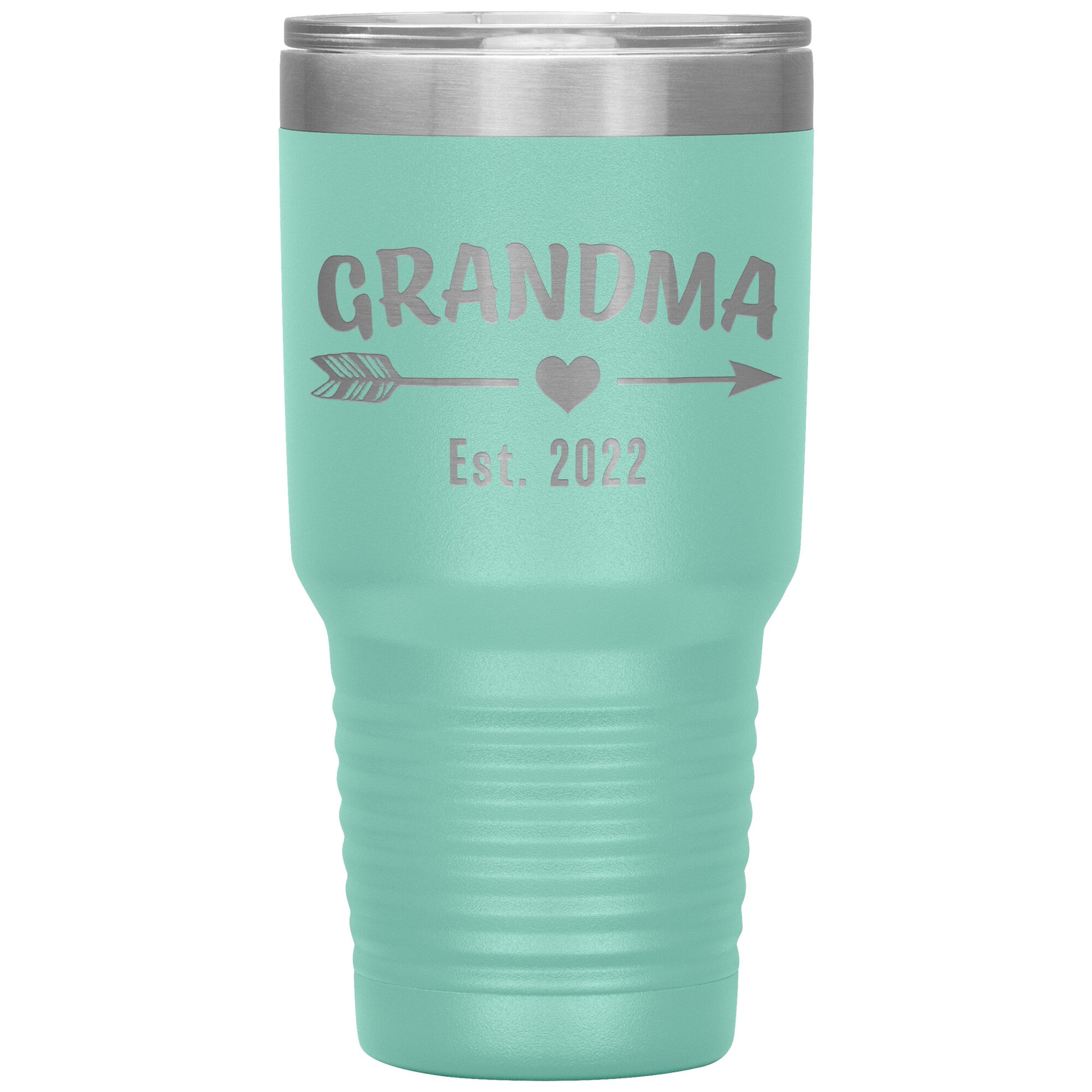 Grandma EST 2022 Arrow Tumbler