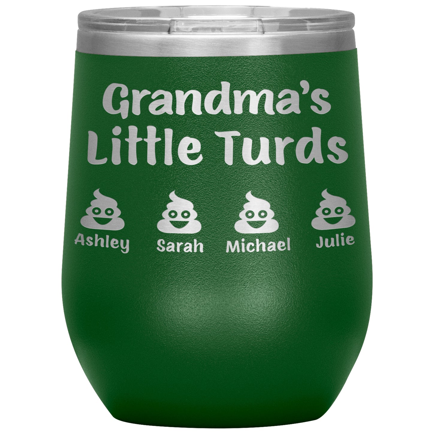 Grandma's Little Turds Tumbler