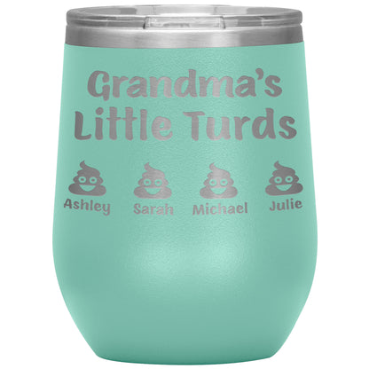 Grandma's Little Turds Tumbler