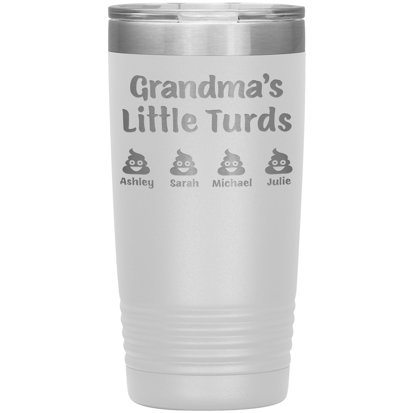 Grandma's Little Turds Tumbler