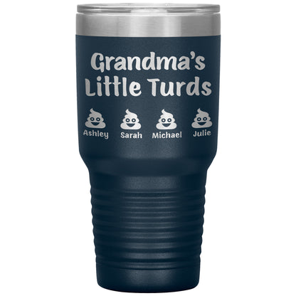 Grandma's Little Turds Tumbler